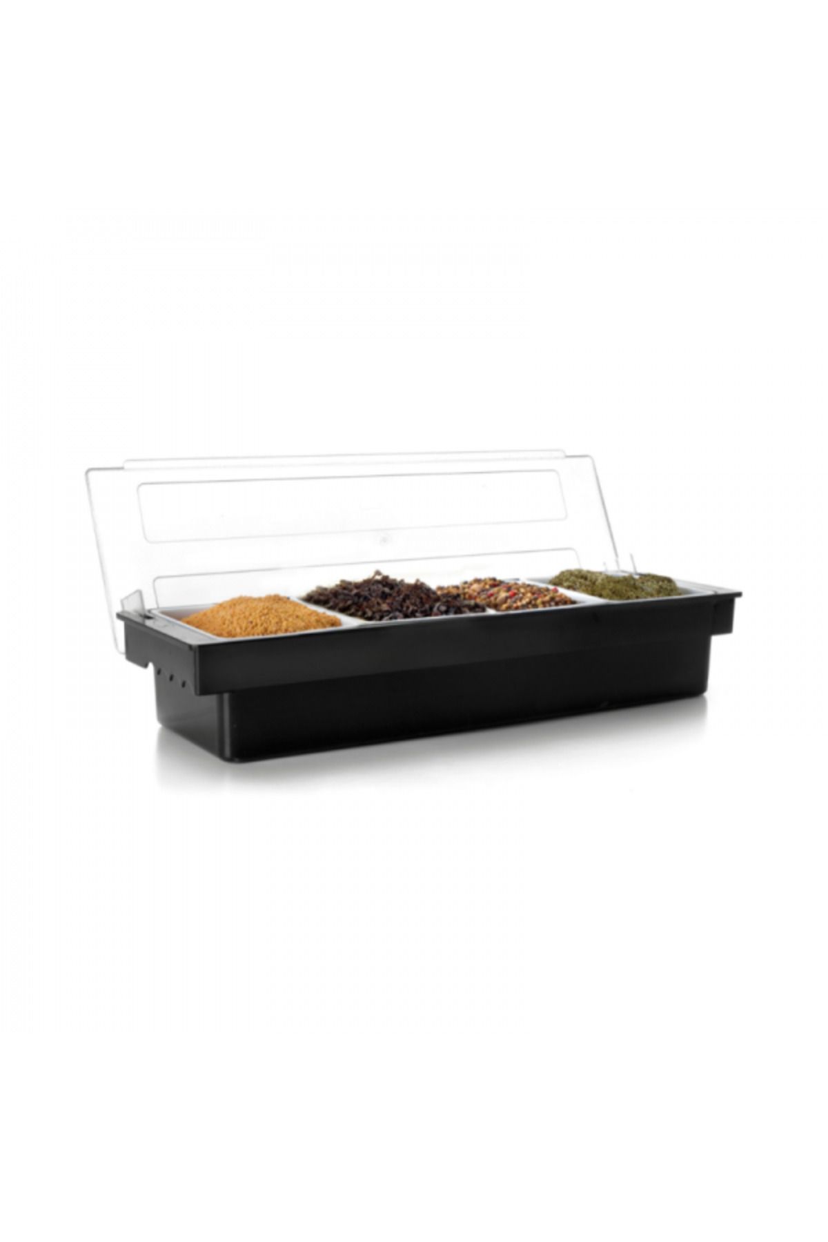 Lacor-Box for ingredients and spices with lid and 4 compartments, 750 ml 2
