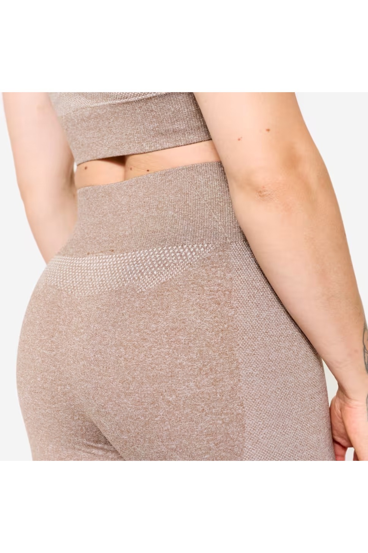 Decathlon-Women's Brown High Waist Sports Leggings 6