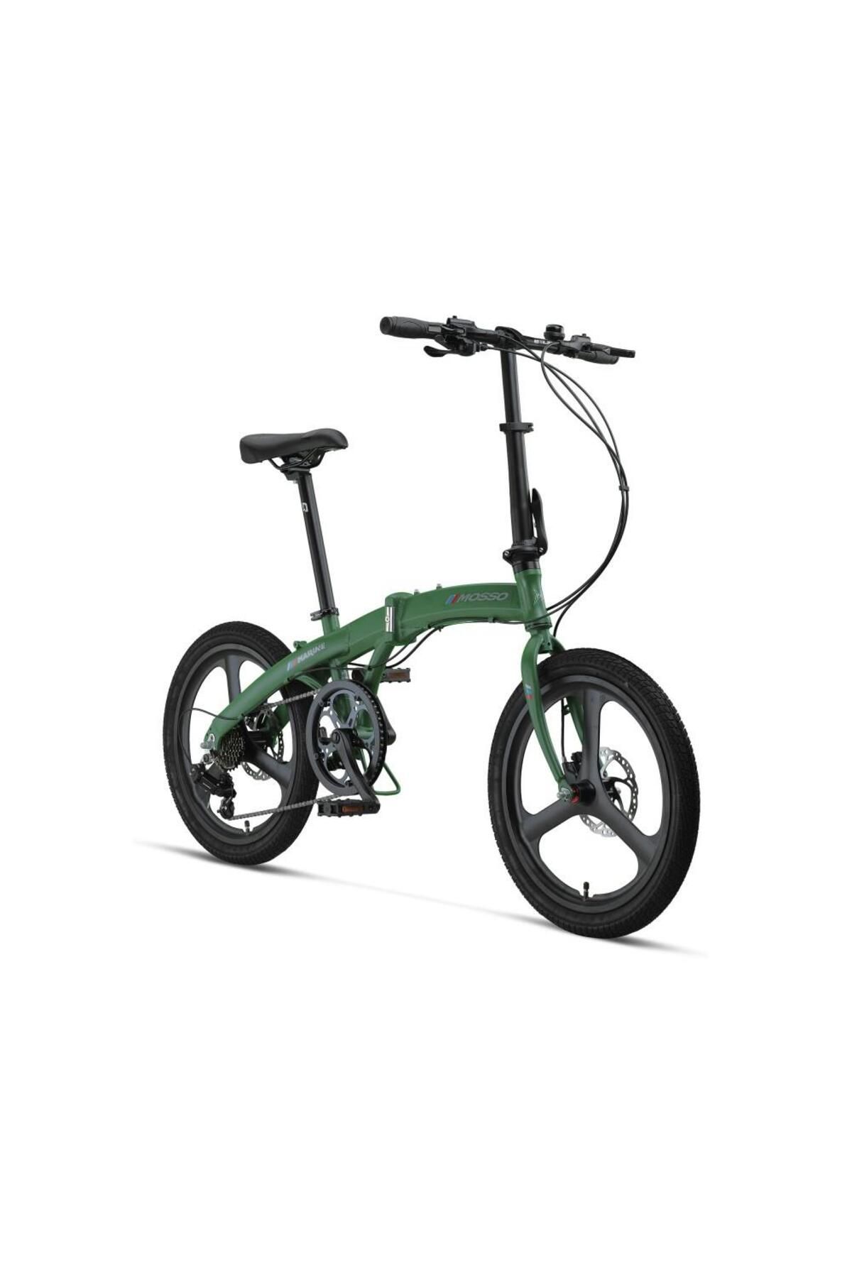 Mosso Marine 20 Jant 12-HYD-7SPD Katlanır Bisiklet Mat Race Green