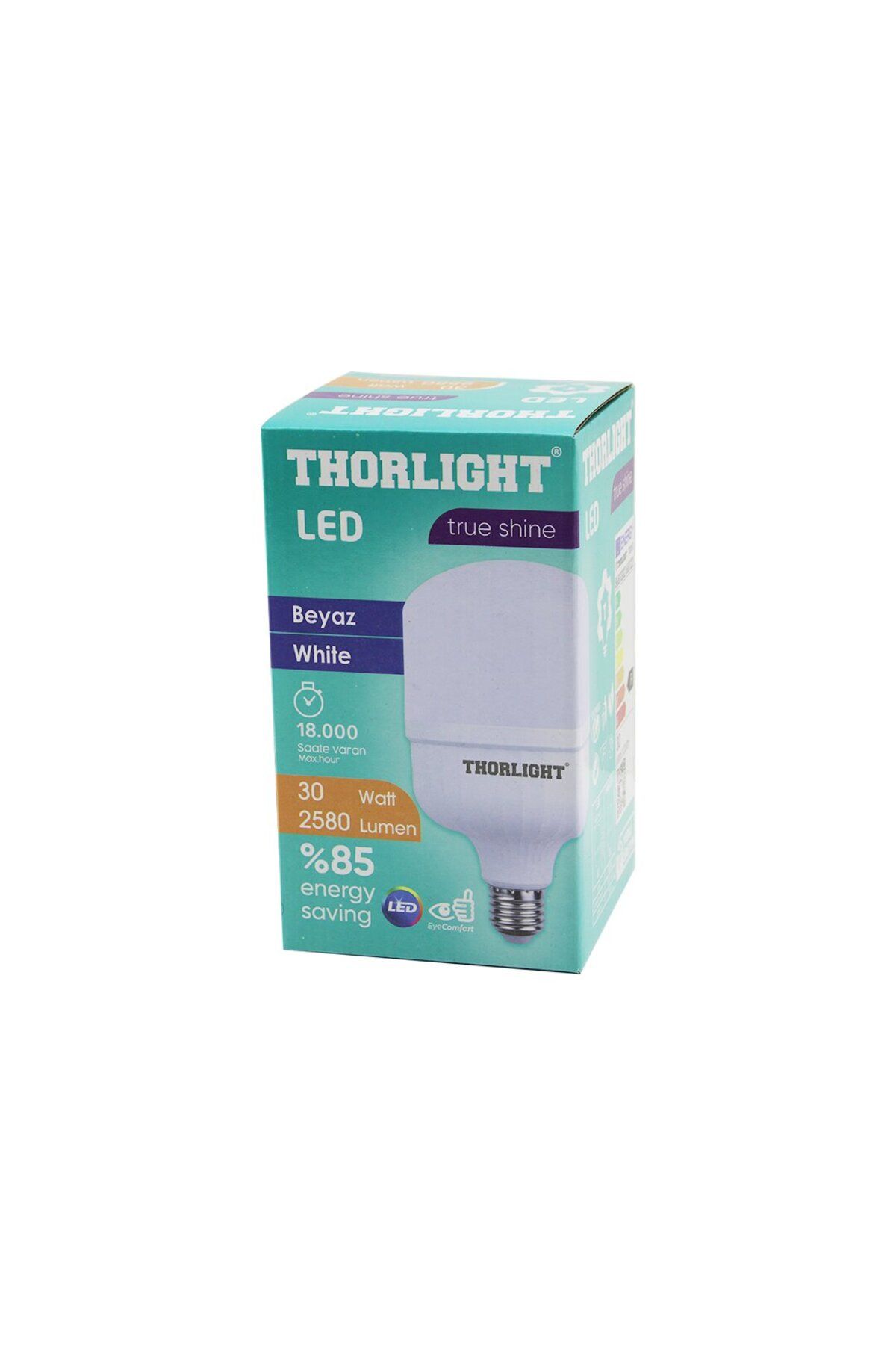 STOREMAX buxystorem THORLIGHT T-30B 30W E27 TORCH T-SHAPE BEYAZ LED AMPUL 2580 LUMEN - 6400K - 18000 SAA
