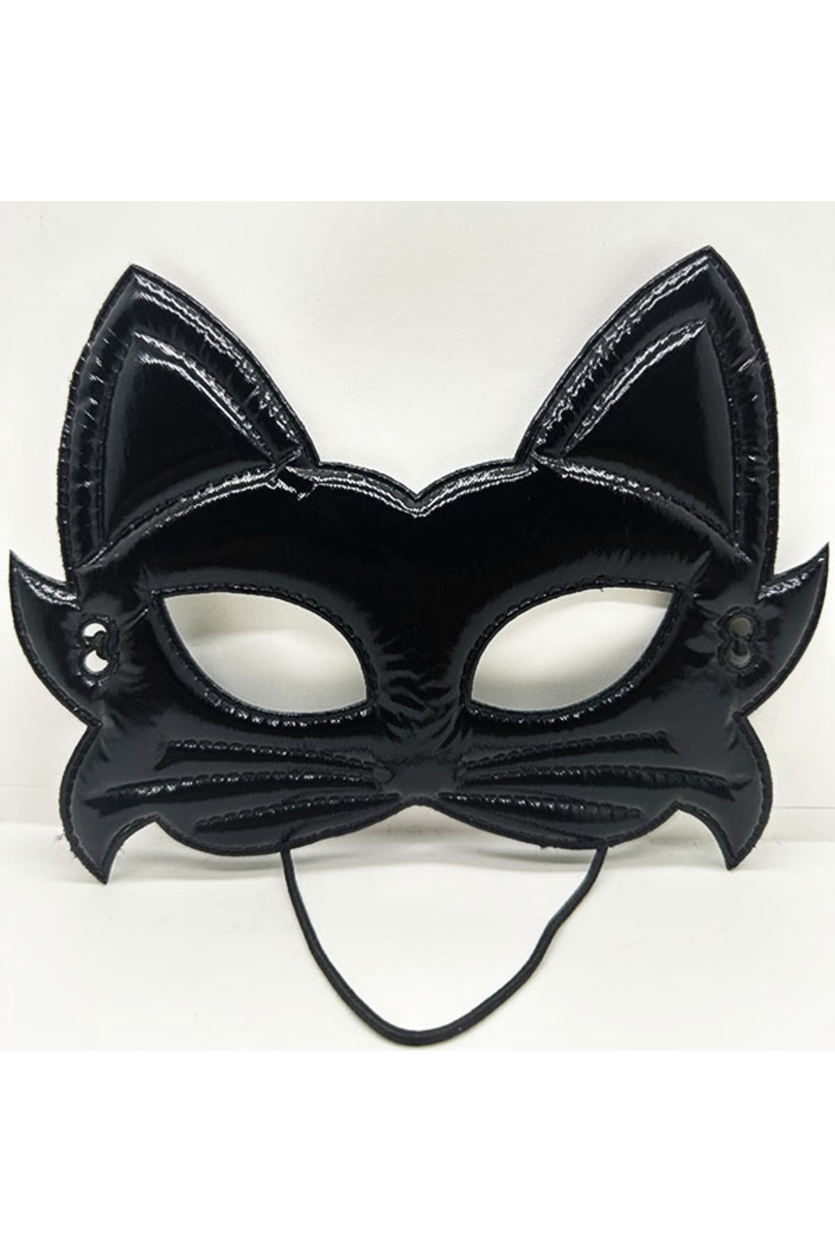 STOREMAX MU-ARTSHOP Siyah Renk Kumaş Malzemeden İmal Eva Kedi Maskesi 19x15 cm tnca 871301