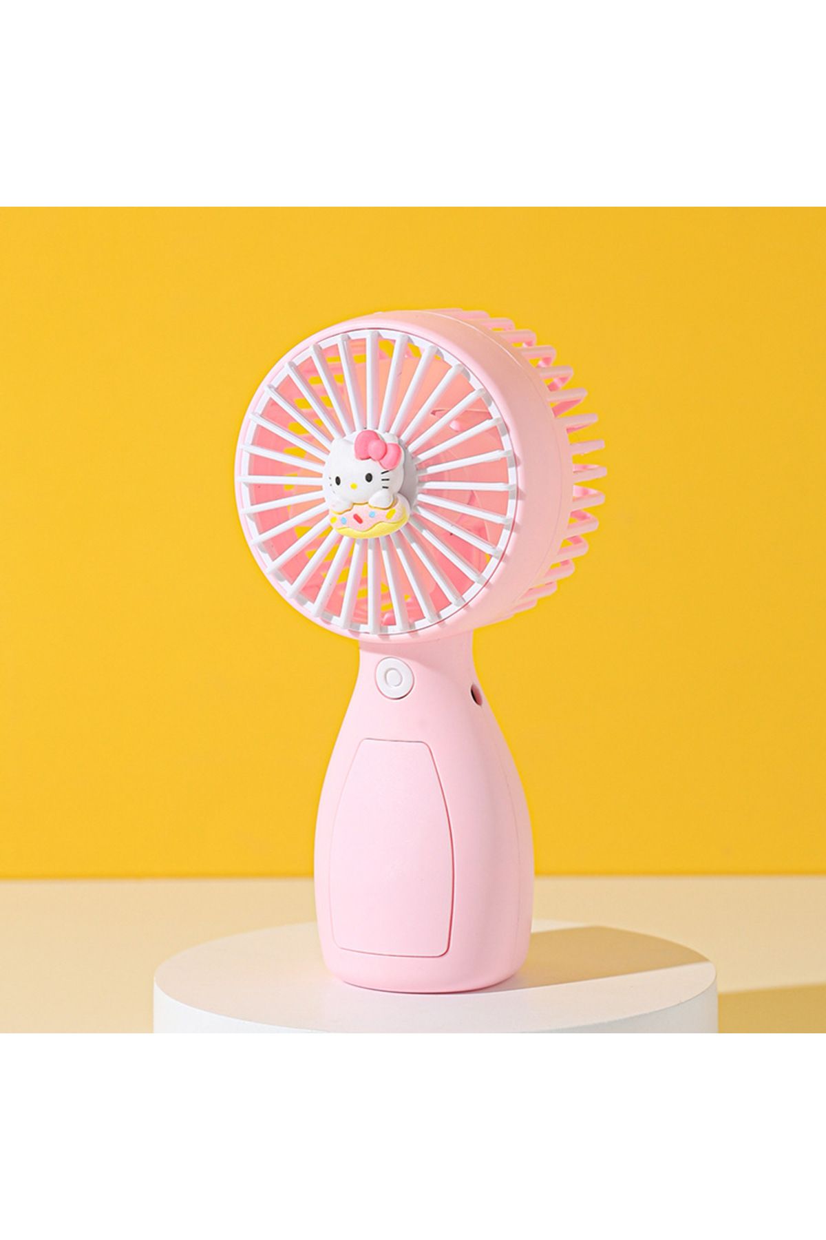 Livava Hello Kitty Portatif Mini Fan, Usb li ve Şarj Edilebilir, Pembe, 13x6