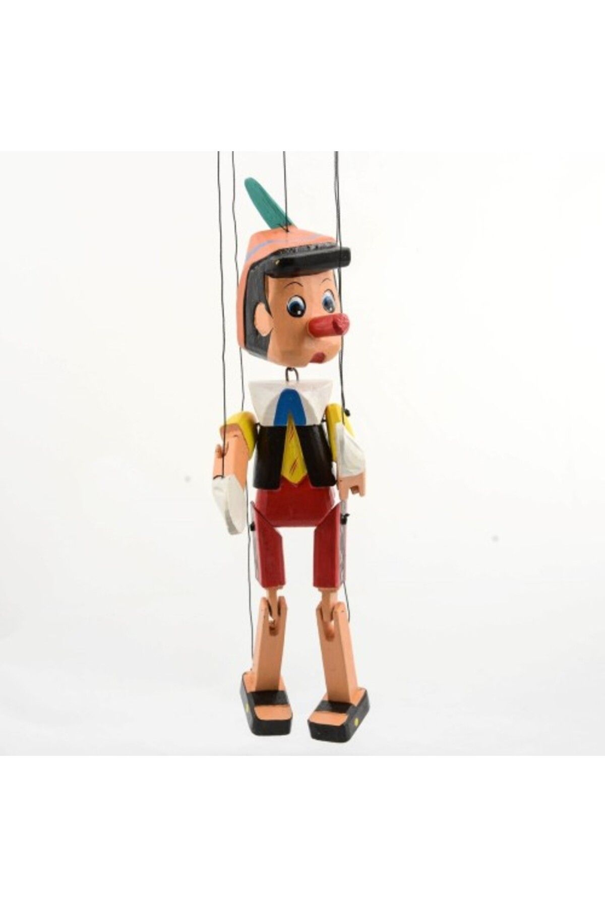 Mu Art Ahşap Asmalı Pinokyo 1 Metre