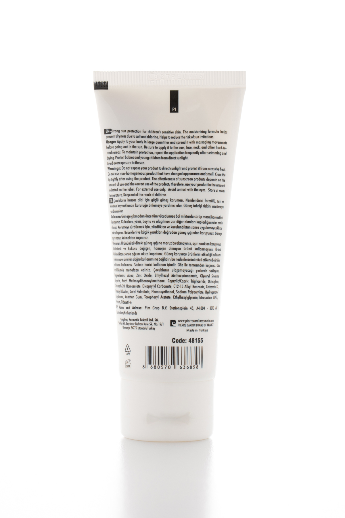 Pierre Cardin Çocuk Güneş Kremi 75 Ml fotoğrafı 3 (önizleme)