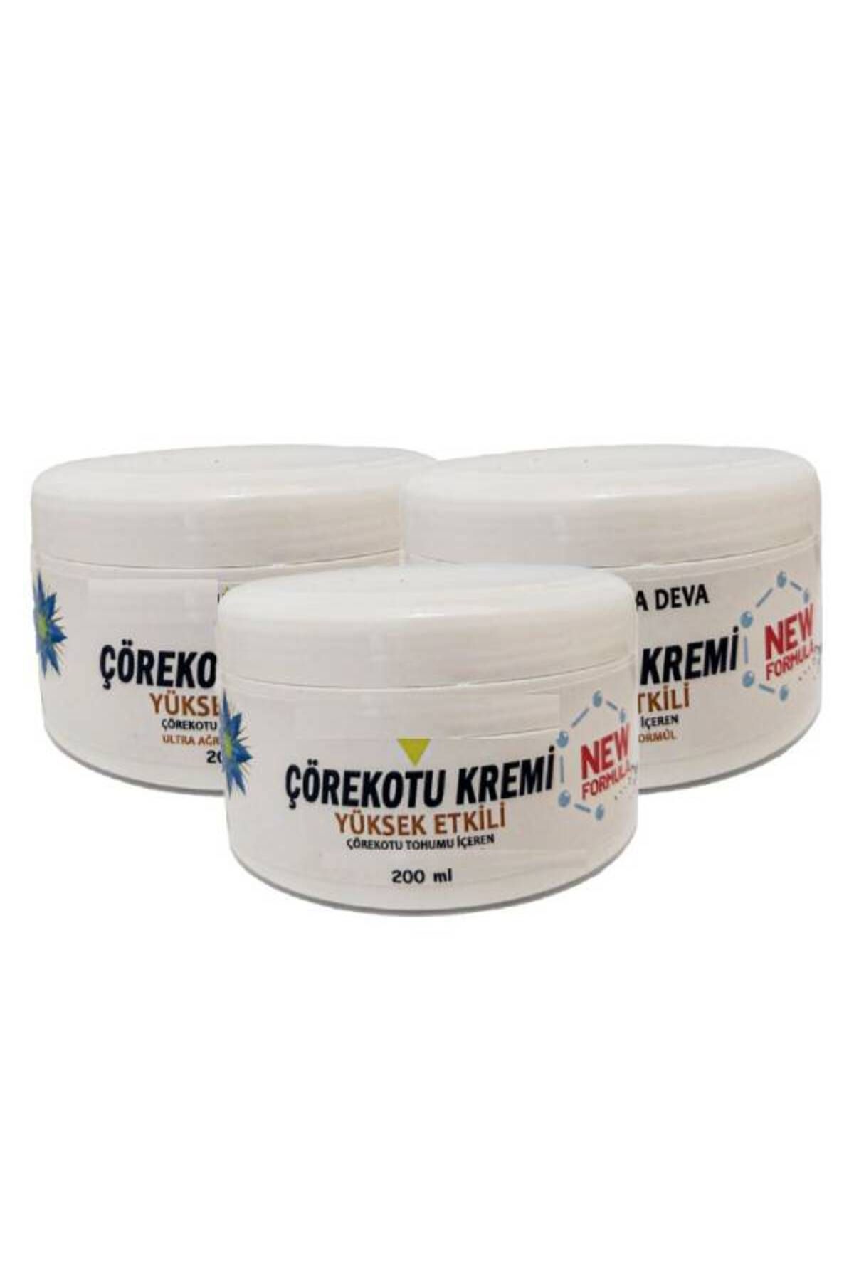 Kişisel ECZA Çörek Otu Kremi White Box 200 ml Sızı Dindirici etki Bakım Kremi x 3 ad.