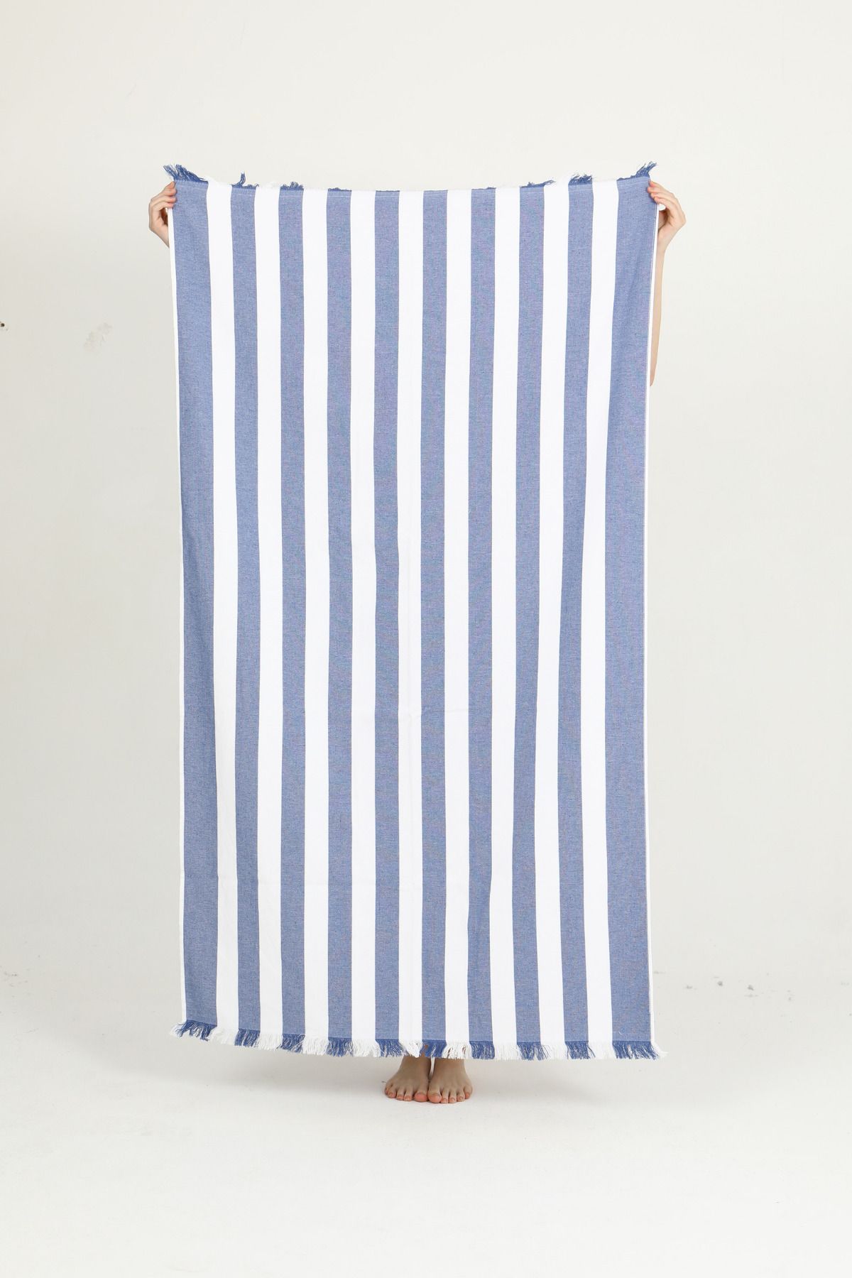 Homelover Prosop De Plajă Cu Dungi De Lux Cu Absorbție Ridicată - Prosop De Piscină Leo - 100% Bumbac - Dimensiune Mare - 90x160cm Unisex - Standard