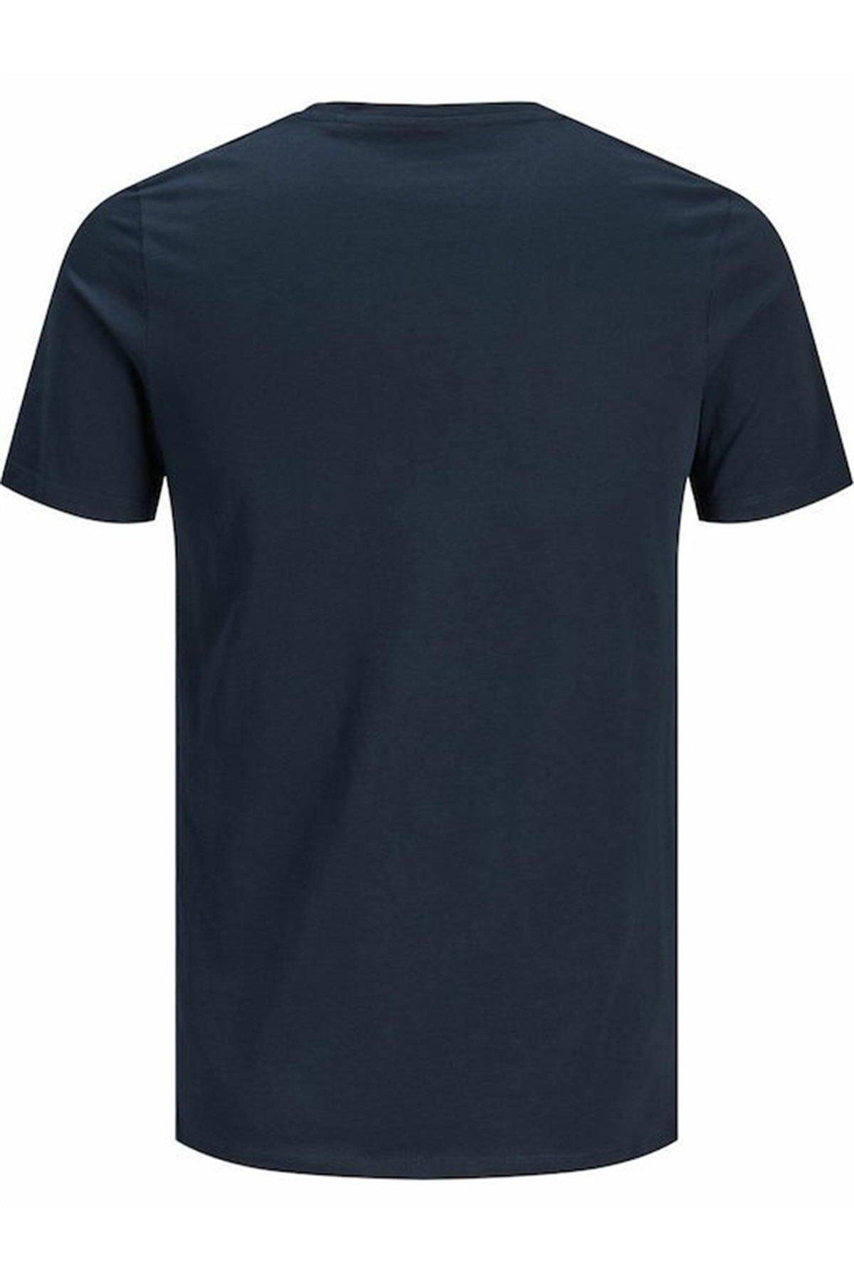 Jack & Jones-Crew Neck Logo Printed T-Shirt 4