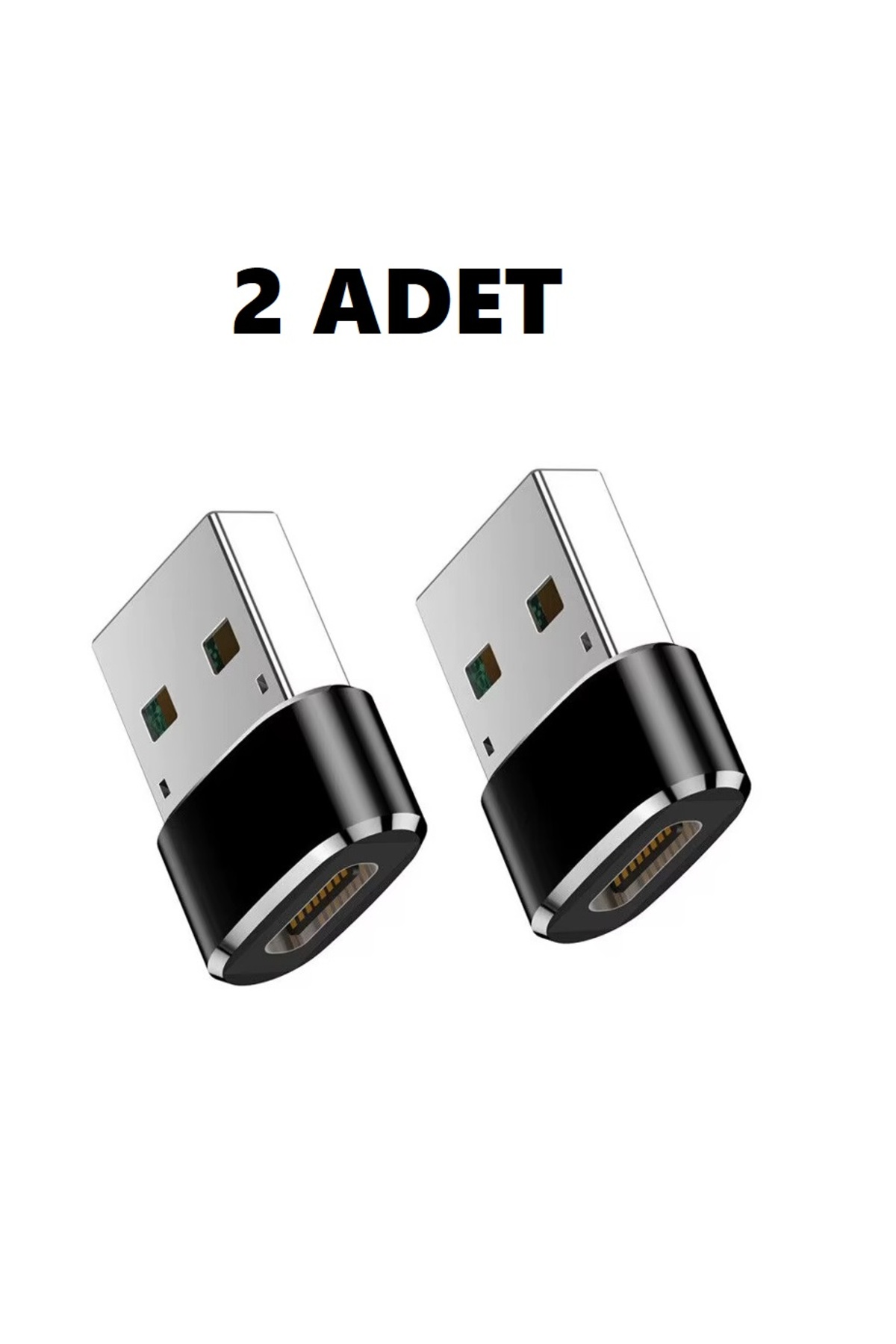 Yeni Nesil Başlık Aparatı Apple Android Üniversal Çevirici Type-c To Usb Dönüştürücü Otg 2 Adet