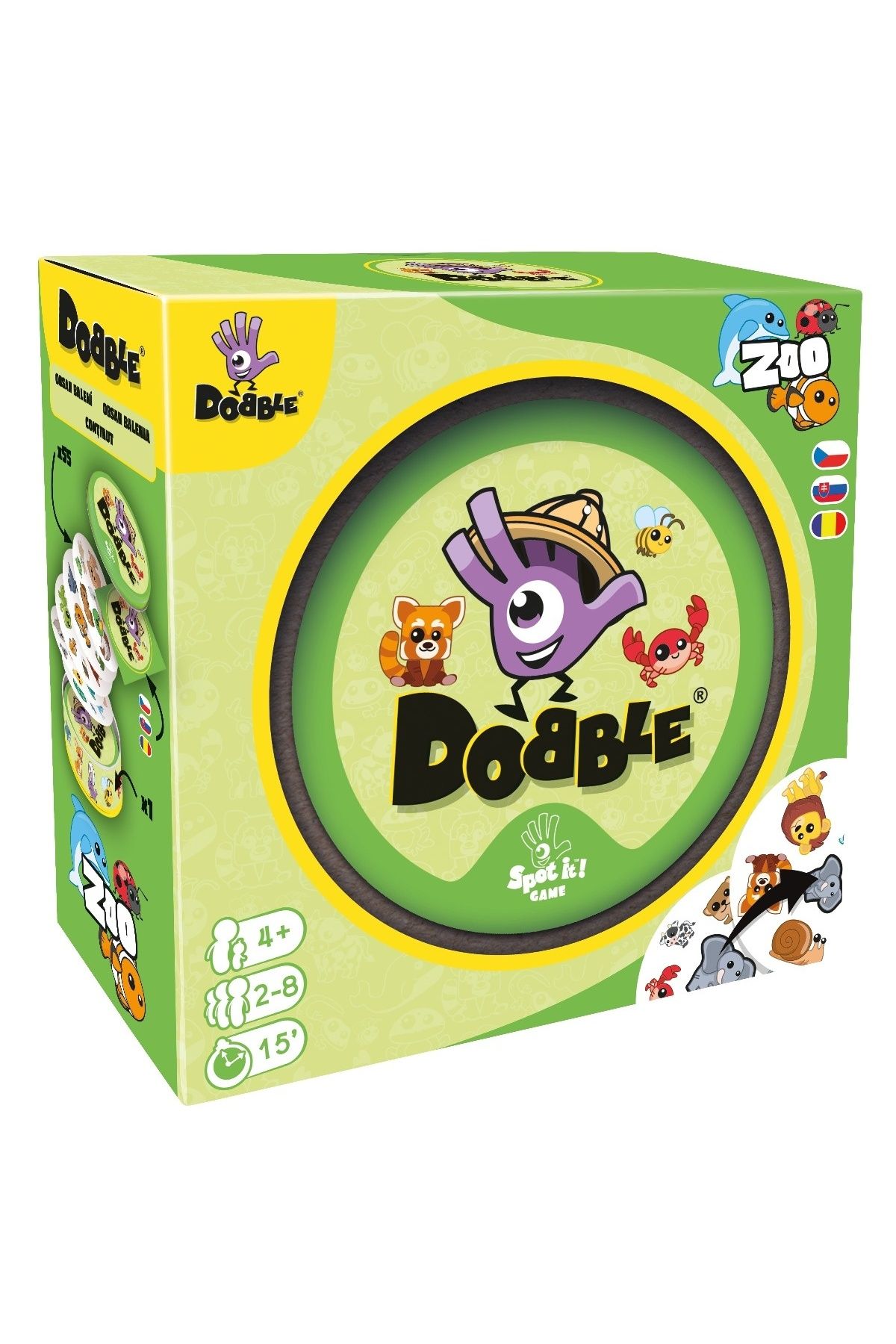 Asmodee-Joc Dobble Zoo, New Version 1