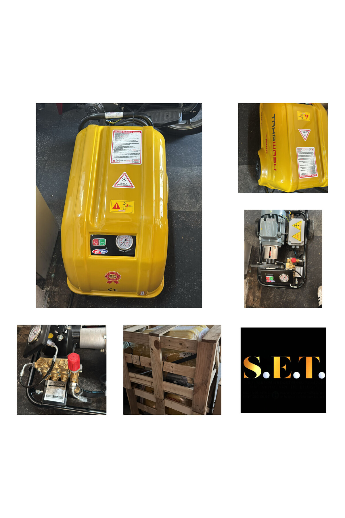 SET (TAHAWASH 200 BAR) İTALYAN BASINÇLI YIKAMA MAKİNESİ