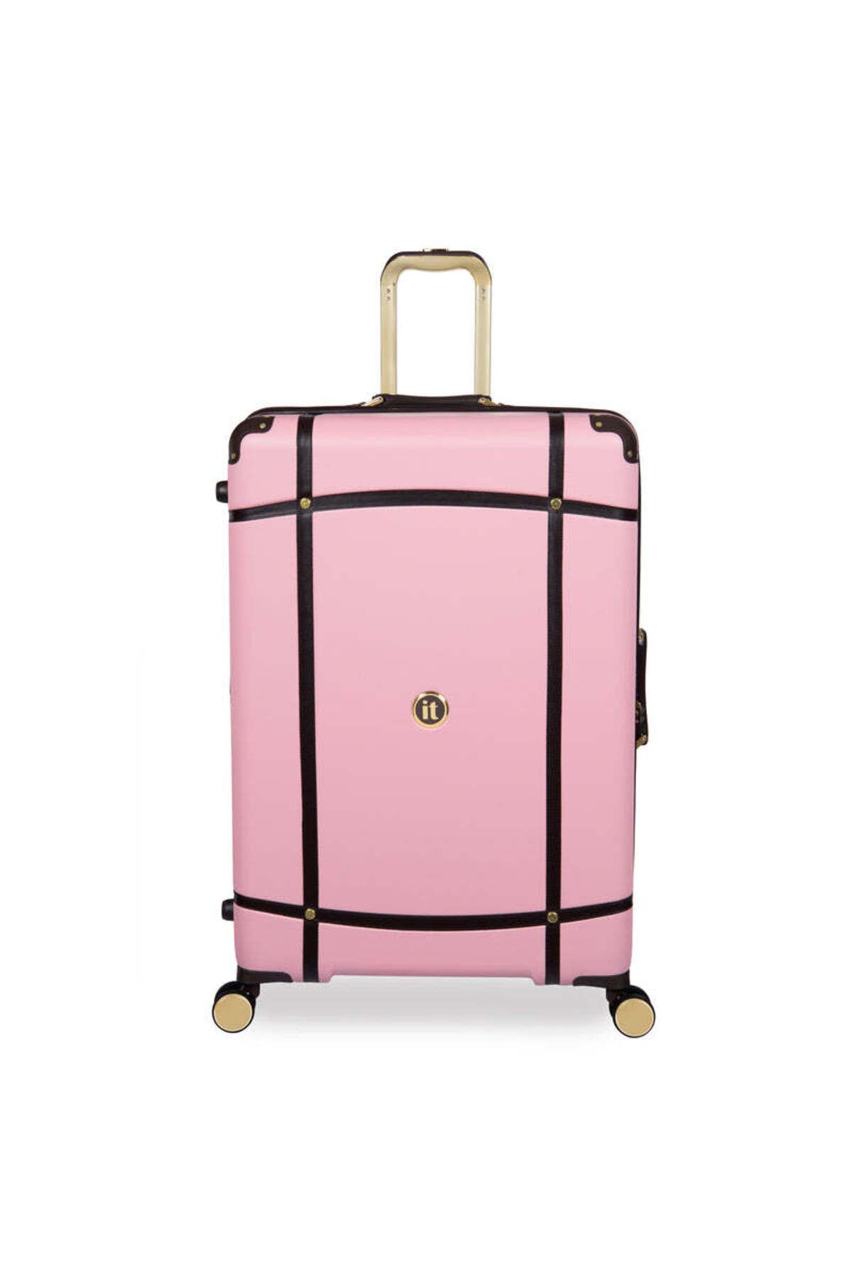 IT LUGGAGE Superiority Seri 80 cm Pembe Büyük Boy Valiz