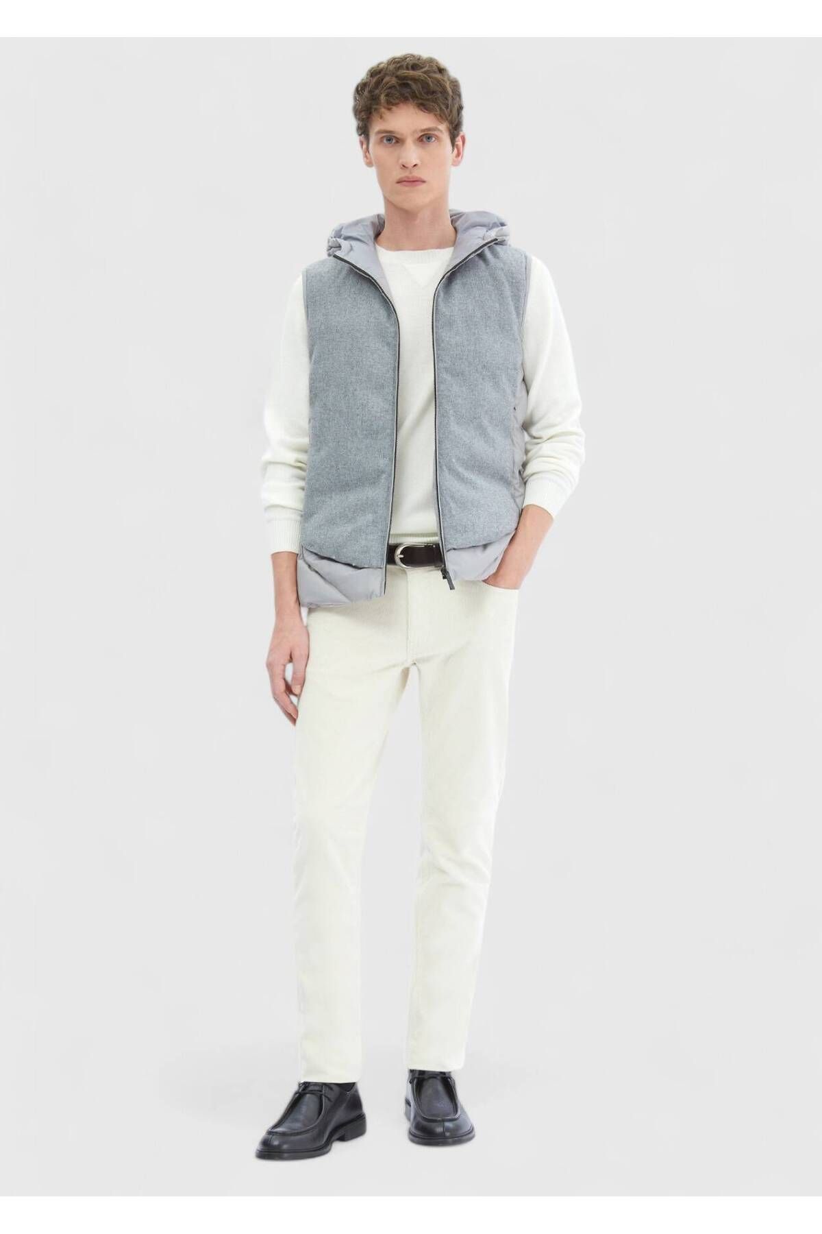 Ramsey-Gray Woven Sports Vest 2
