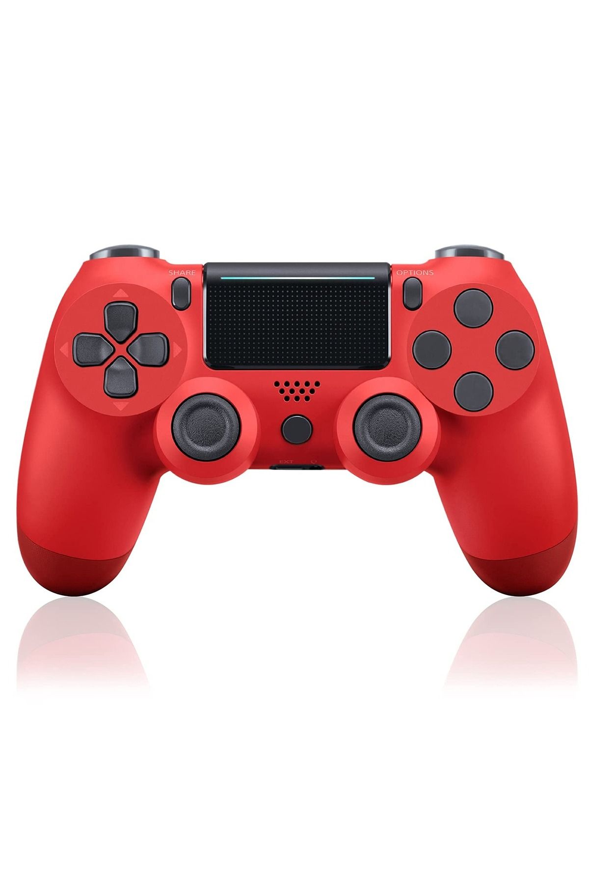 FlashHawk-Bluetooth Wireless Game Controller for PS4/PC/iOS/Android with Dual Vibration,Headphone Jack - Red 5