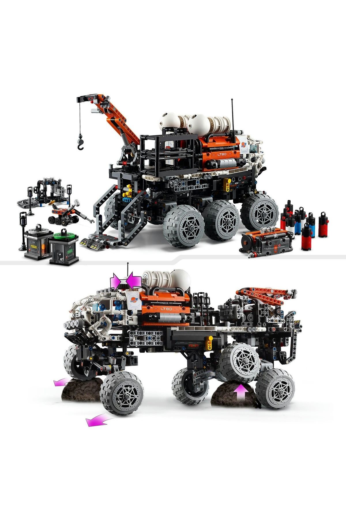 LEGO-LEGO Technic Set - Crewed Mars Exploration Rover (42180) 7