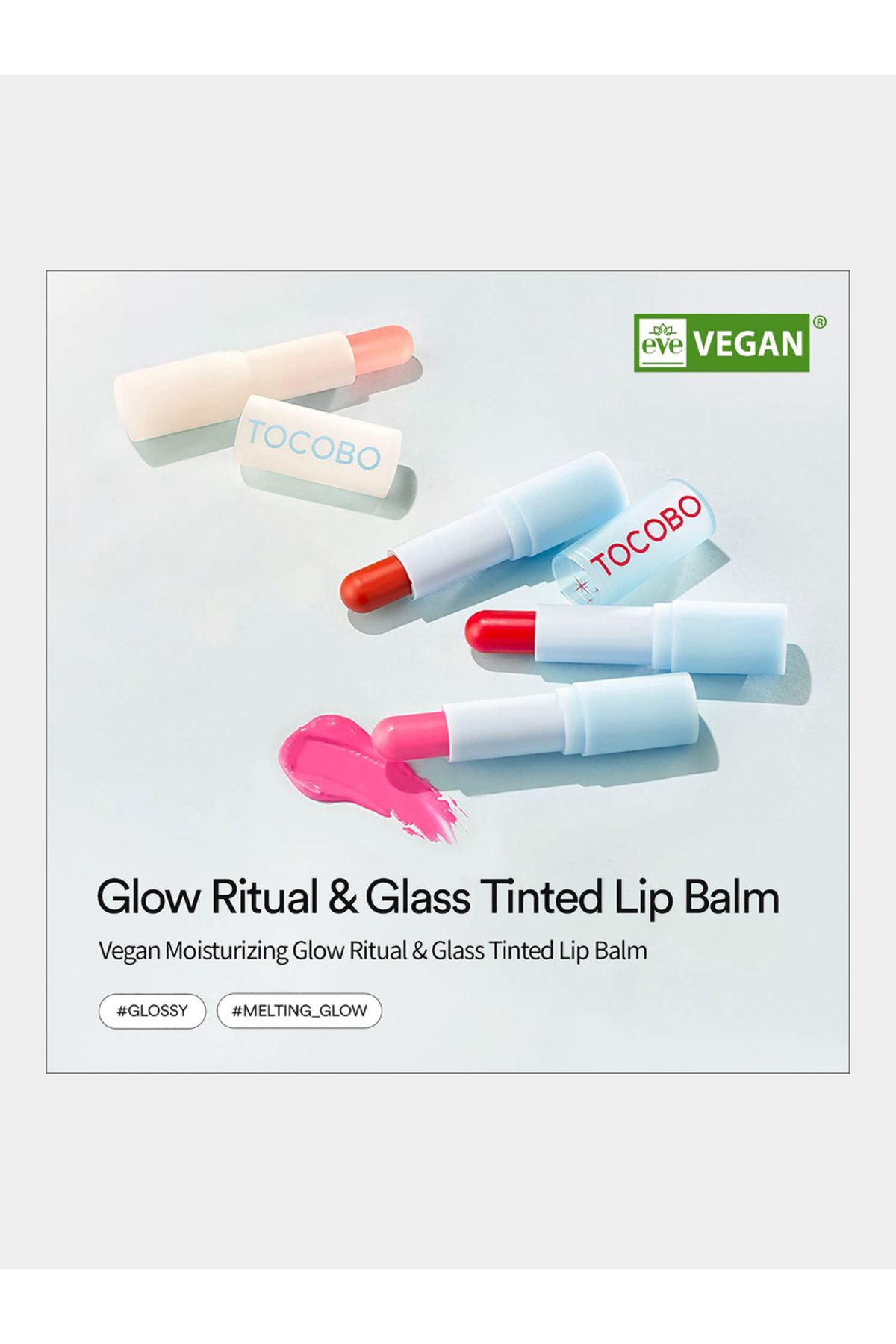 TOCOBO-Glow Ritual Lip Balm 001 Coral Water, 3.5g 2