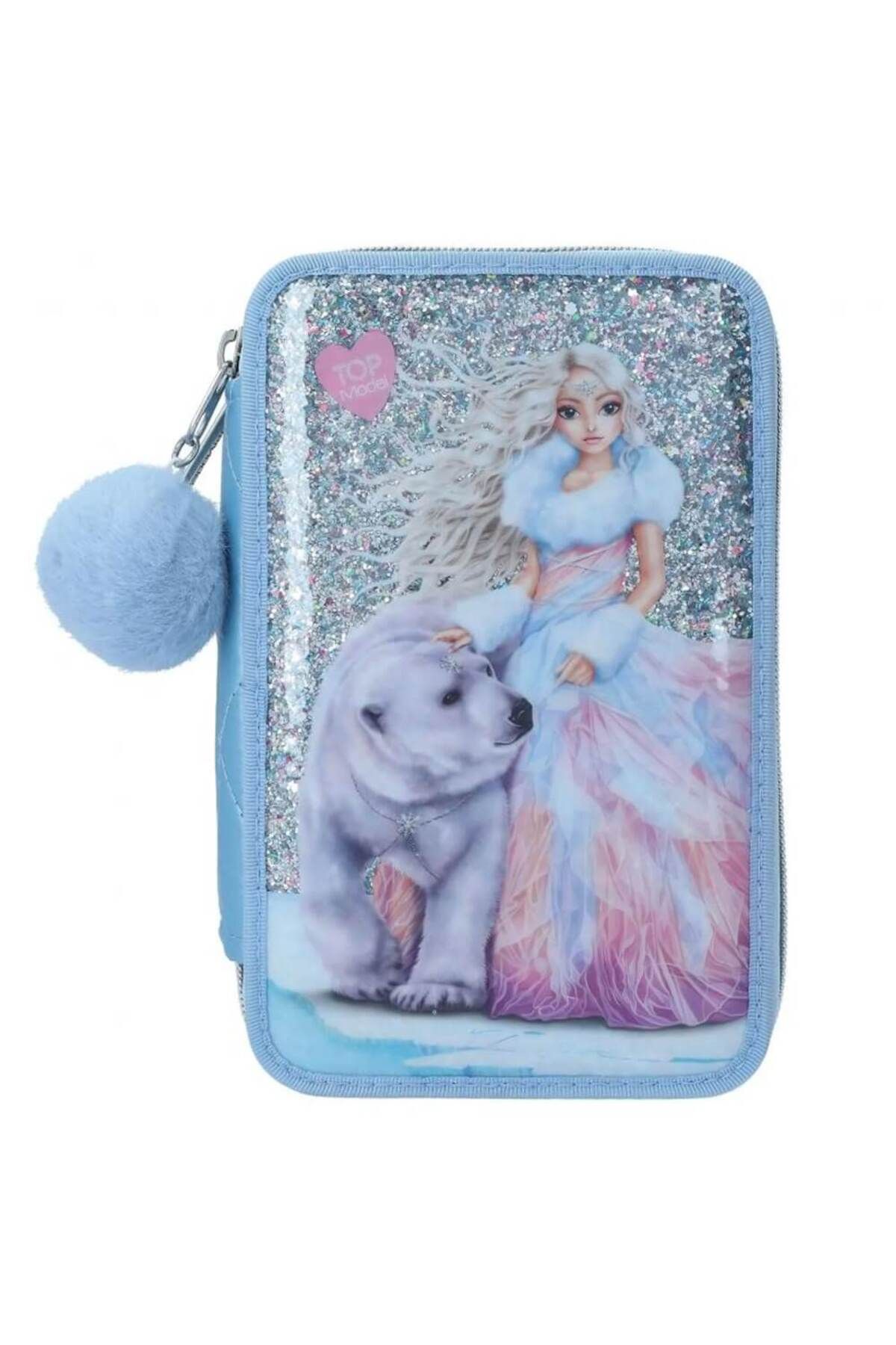 Top Model-Pencil case equipped with 3 zippers IceWorld Top Model 7