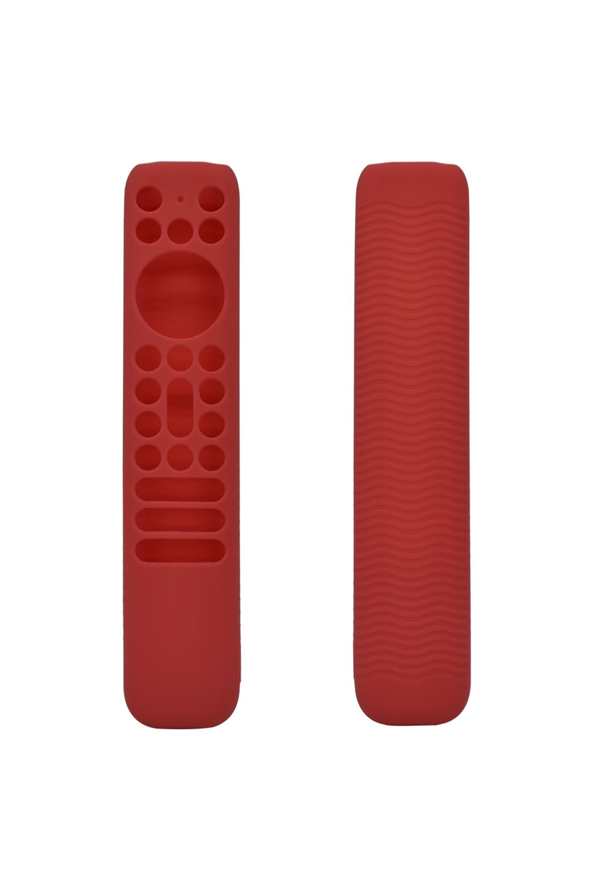 Choice-red Silicone Remote Control Cover Case with Lanyard Anti Slip Television Remote Cover All Inclusive 1