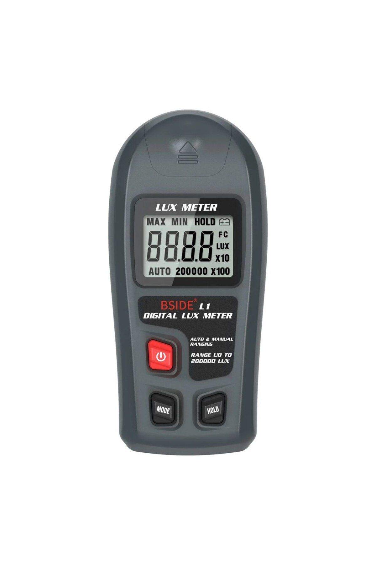 BSIDE-L1 Digital Lux Meter Illuminometer 0~200,000lux LCD Pocket Light Meter Lux/FC Measure Tester Sensor 1