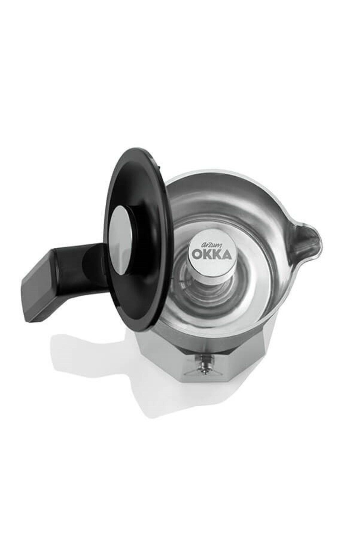 Arzum-ماكينة صنع القهوة Okka Rich Moka Pot OK0027 + مكنسة كهربائية عمودية 5