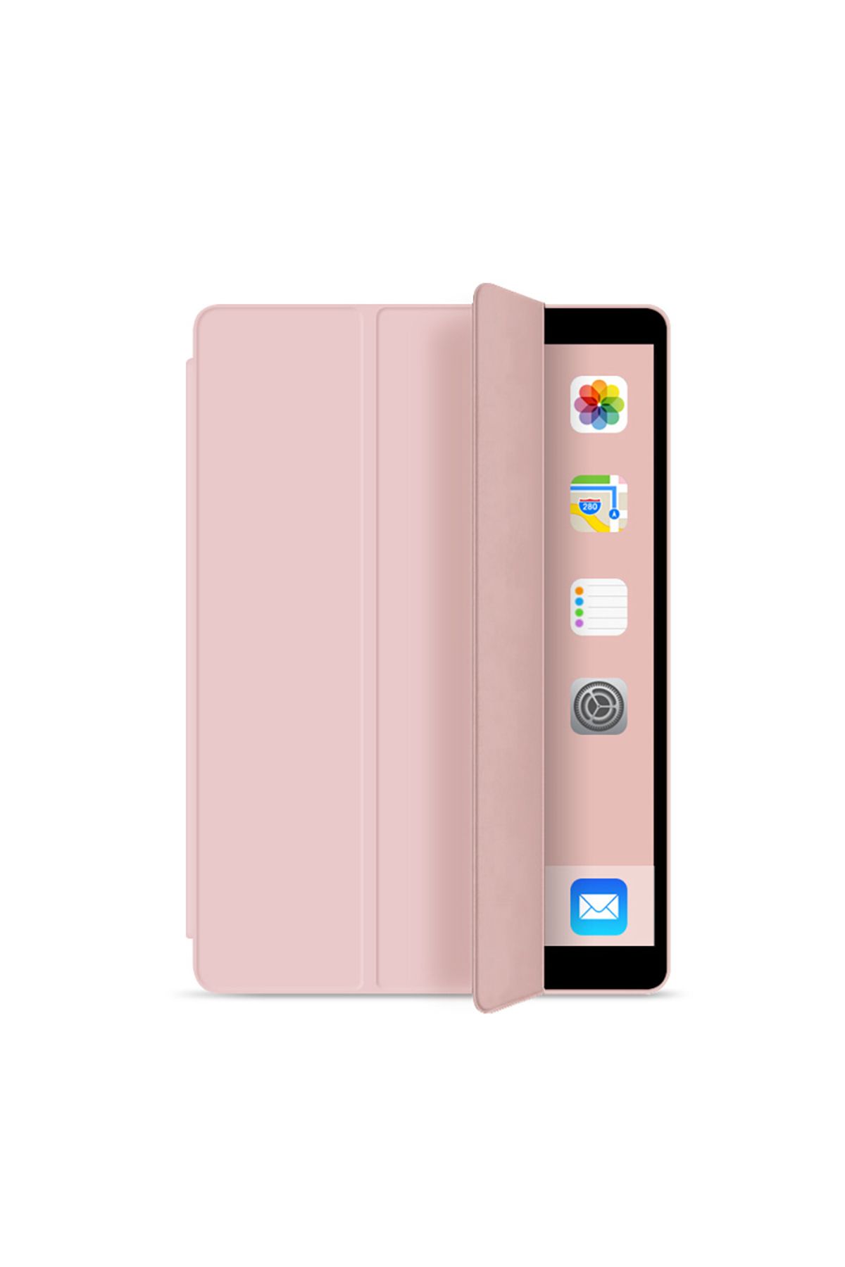 Choice-iPad Pro12.9 pink Smart Case for iPad 9.7 2018 2017 Fundas Magnetic Pu Leather Stand Cover for iPad 1