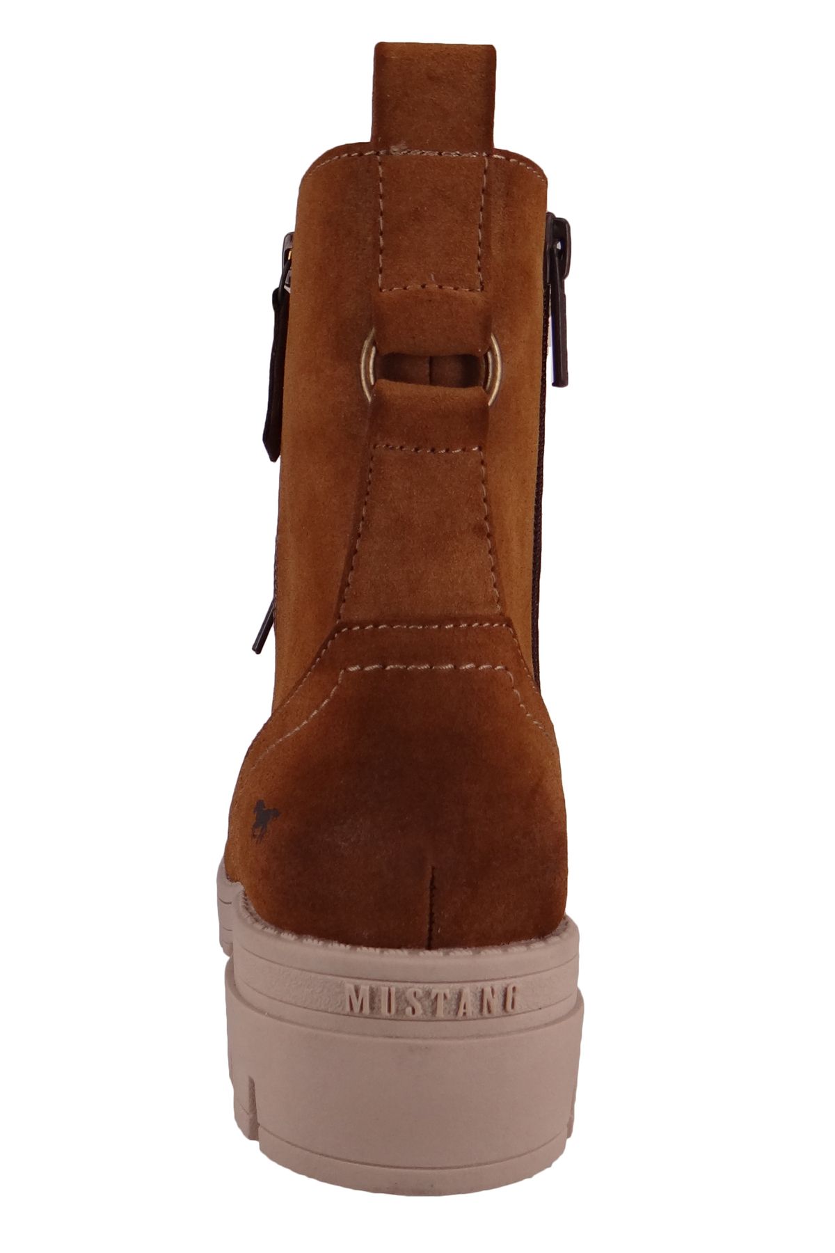 Mustang-Damen Elegante Stiefelette 1397501 Braun 301 Kastanie Kunstleder 4
