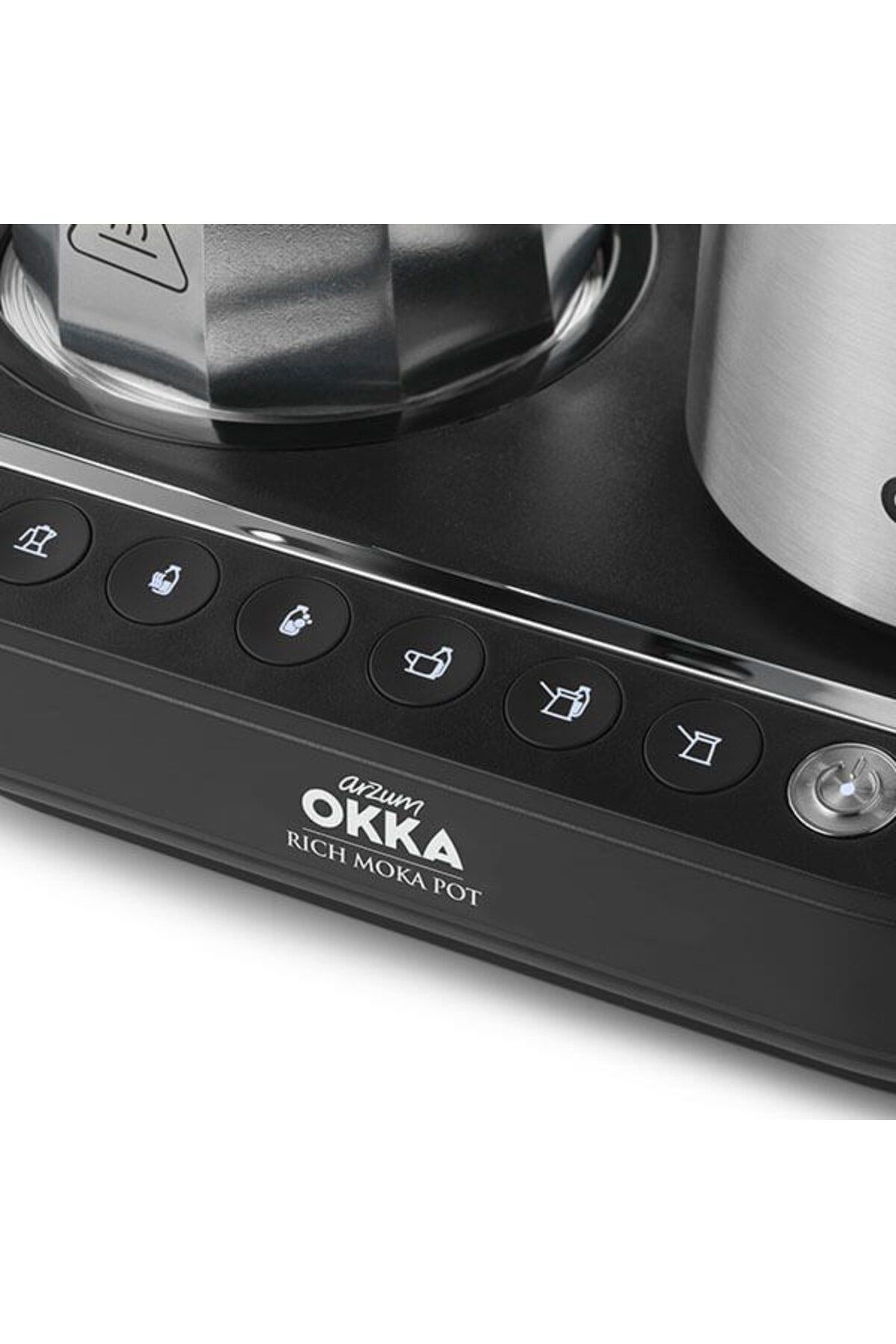 Arzum-ماكينة صنع القهوة Okka Rich Moka Pot OK0027 + مكنسة كهربائية عمودية 6