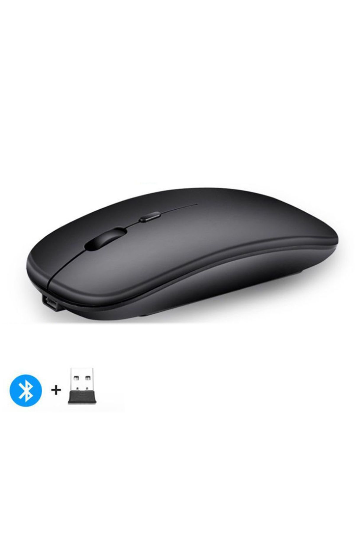 congdi-Black Wireless Mouse Bluetooth--compatible Rgb Rechargeable Mouses Wireless Computer Silent Mice Led 1