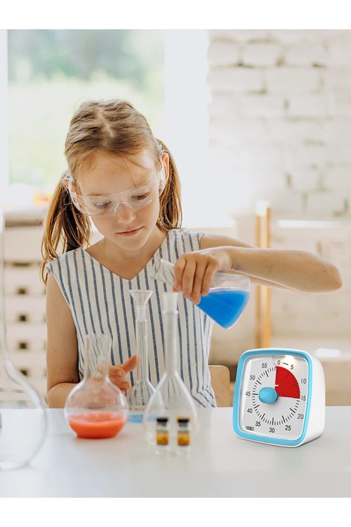 Choice-Vt03-blue Red Yunbaoit Visual Timer With Night Light, 60-minute Countdown Timer For Kids And Adults, 7
