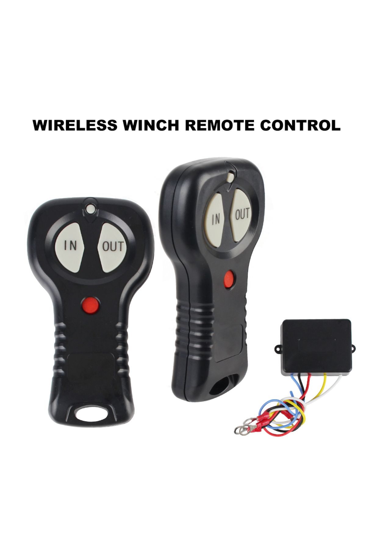 Choice-24V 12V Wireless Winch Remote Controller System With 2 Buttons Switch Control For Jeep Off Road 4... 3