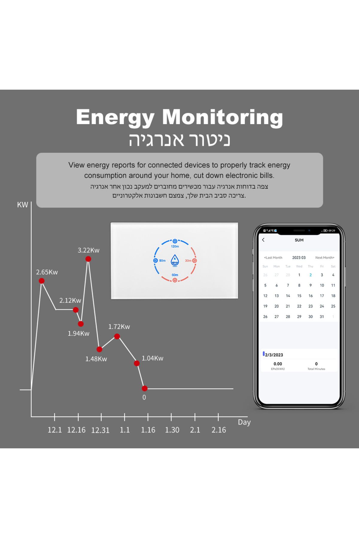 Choice-20A Tuya Smart Wifi Water Heater Boiler Touch Switch 4400W US Standard Timer Smart Life APP Remote... 6