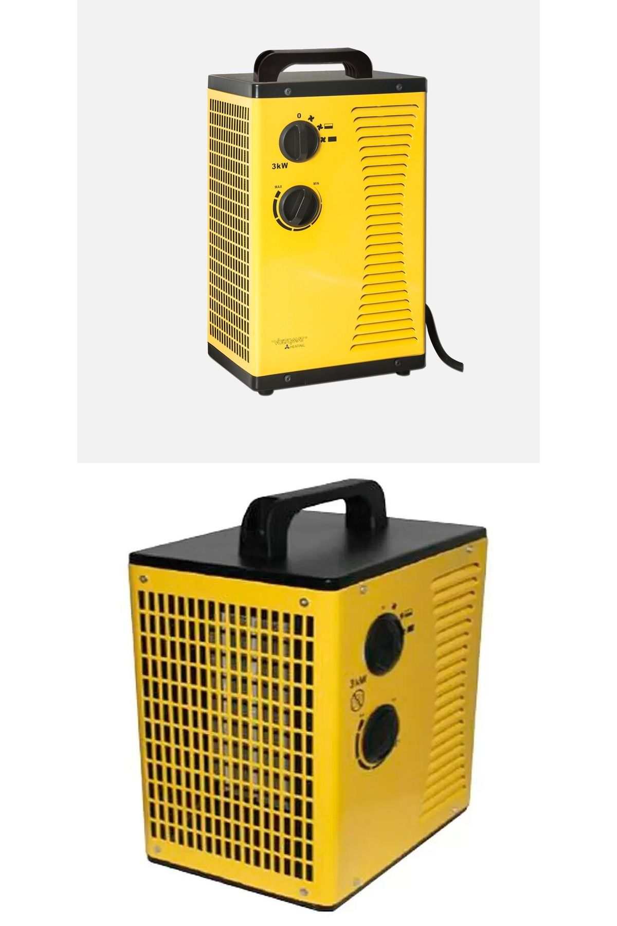 Magnotto Şantiye Isıtıcısı Sarı 3000W Sanayi Tipi Bina Atölye Garaj Karavan Geniş Alan Isıtıcı Güvenlik Systm