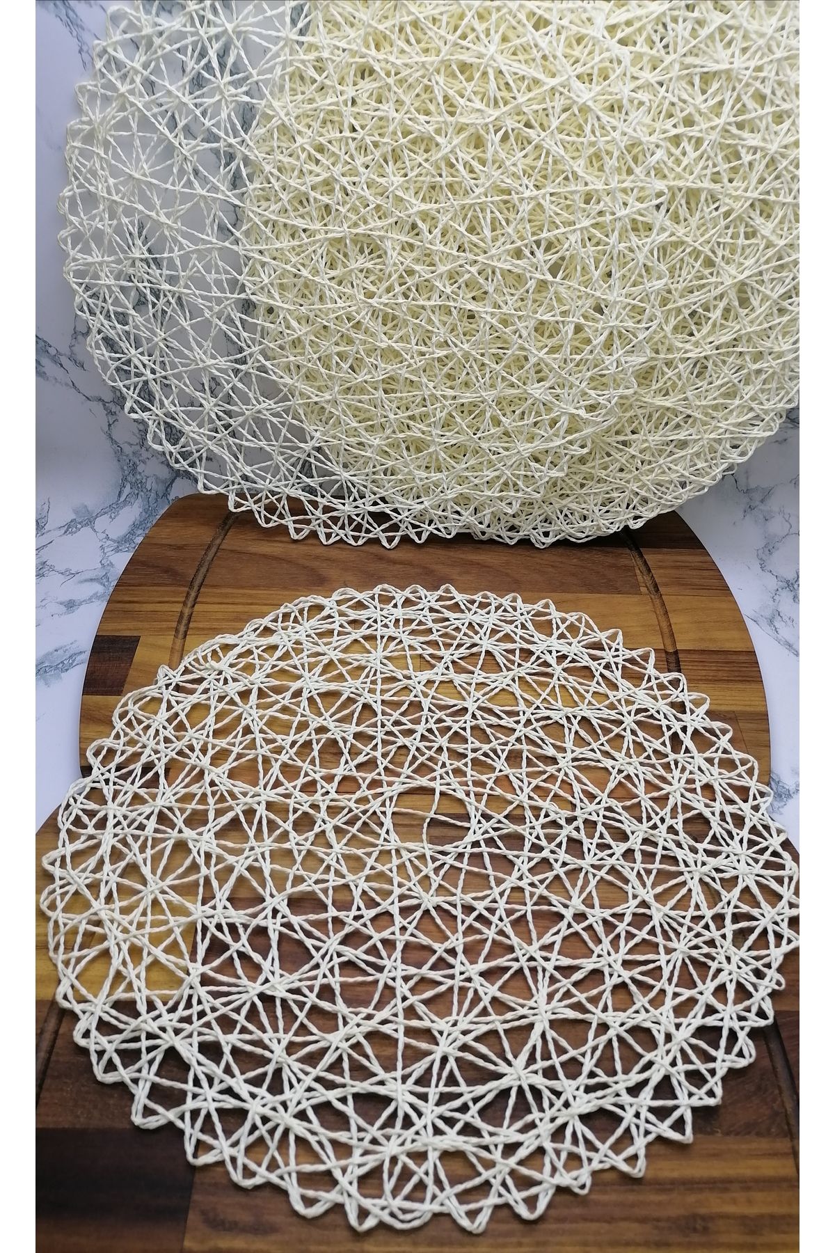 sweenhome-6 Cream Color Placemats 1