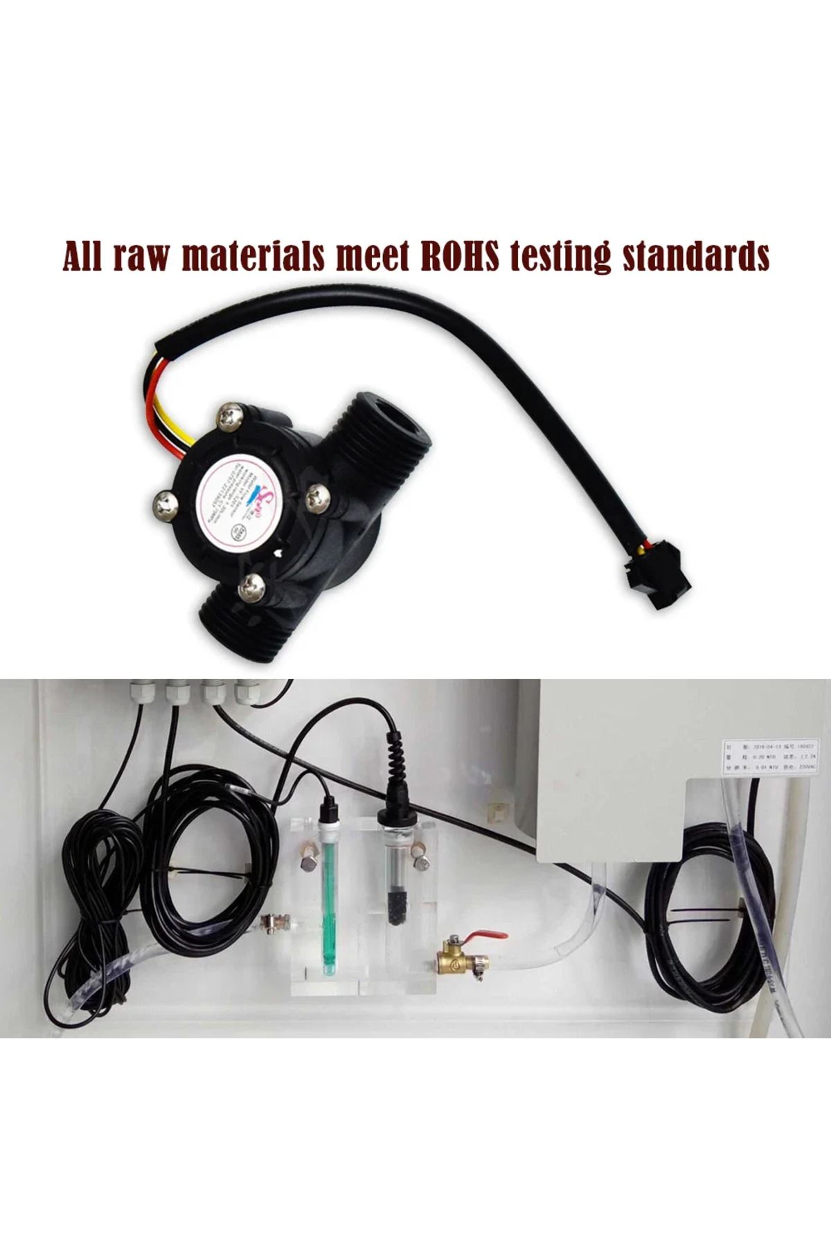 APWIKOGER-Dc 5 To 18v 5-18v Water Flow Sensor 1.75mpa Water Control Liquid Flowmeter Hall Flow Sensor 4