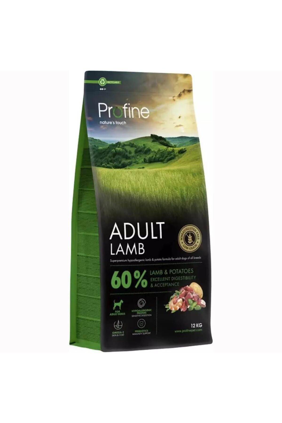 Profine Yetişkin Köpekler İçin Glutensiz Hipo-alerjenik Doğal Kuzu ve Patates Formülü 12 kg