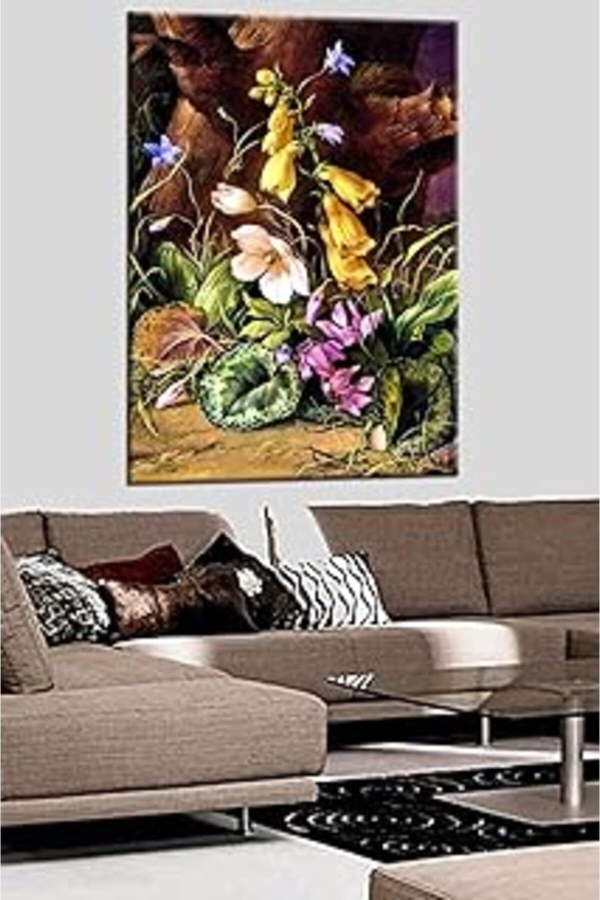 Pazarcan Talya Tablo Çiçek. Zengin Içerik Için Mağazamızı Ziyaret Ediniz.. 50X35 No-9647