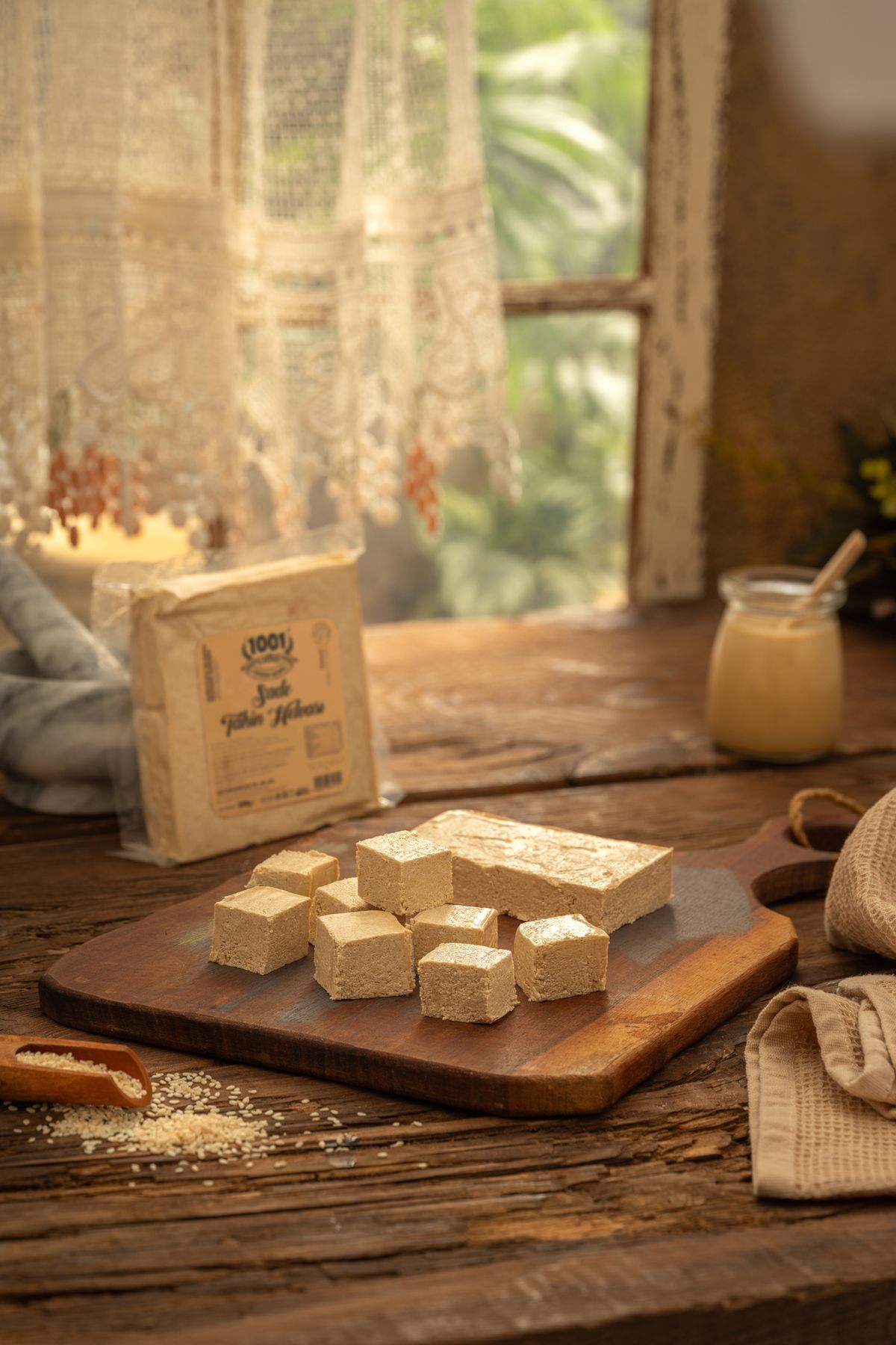 1001 Çiftliği Sade Tahin Helvası 250gr Katkısız