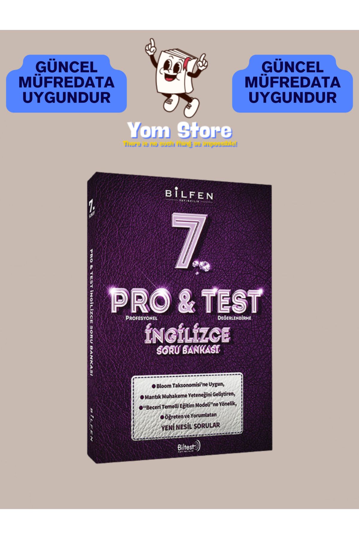 Bilfen Yayıncılık 7. Sınıf Pro Test İngilizce Soru Bankası