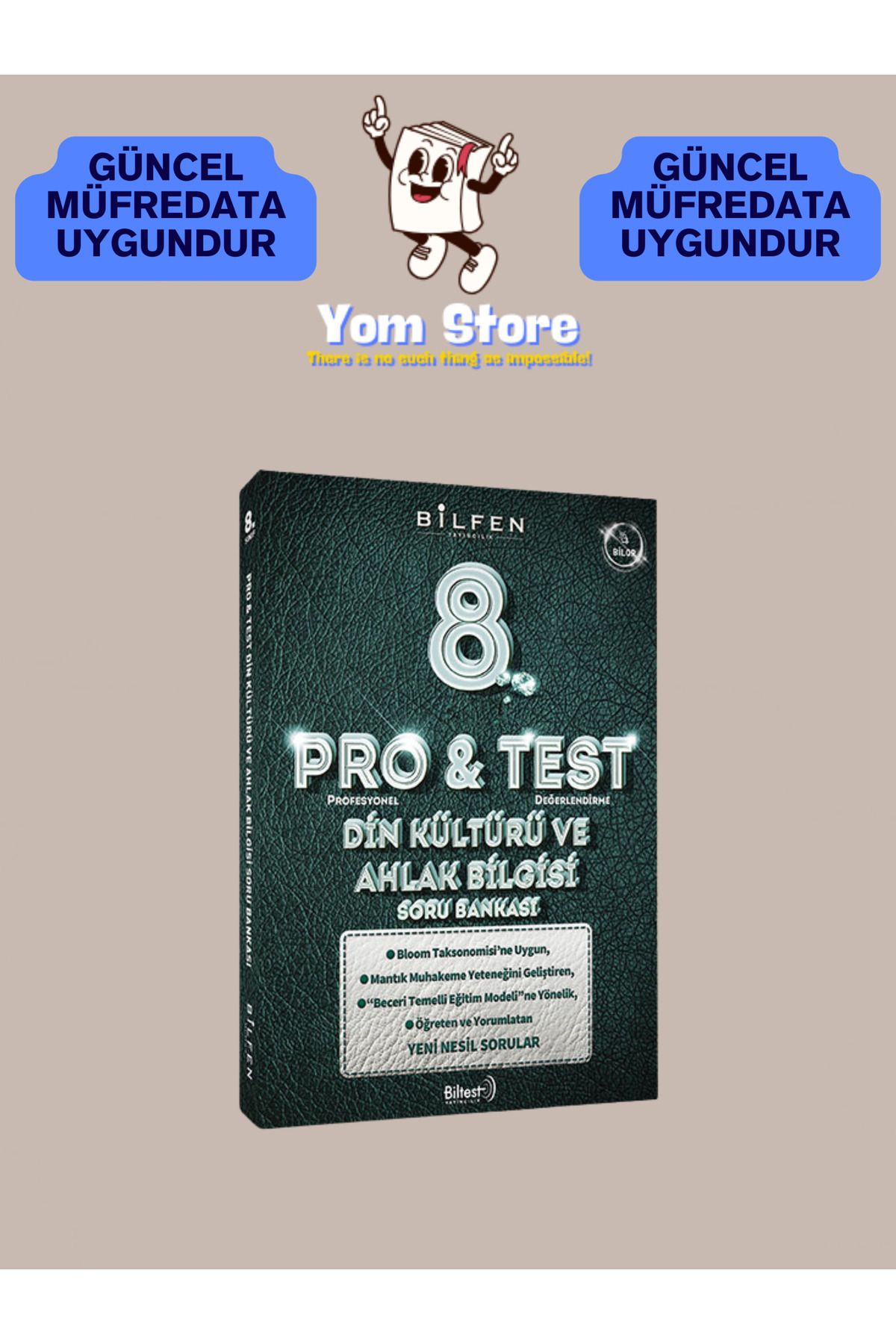 Bilfen Yayıncılık 8. Sınıf Pro Test Din Kültürü ve Ahlak Bilgisi Soru Bankası