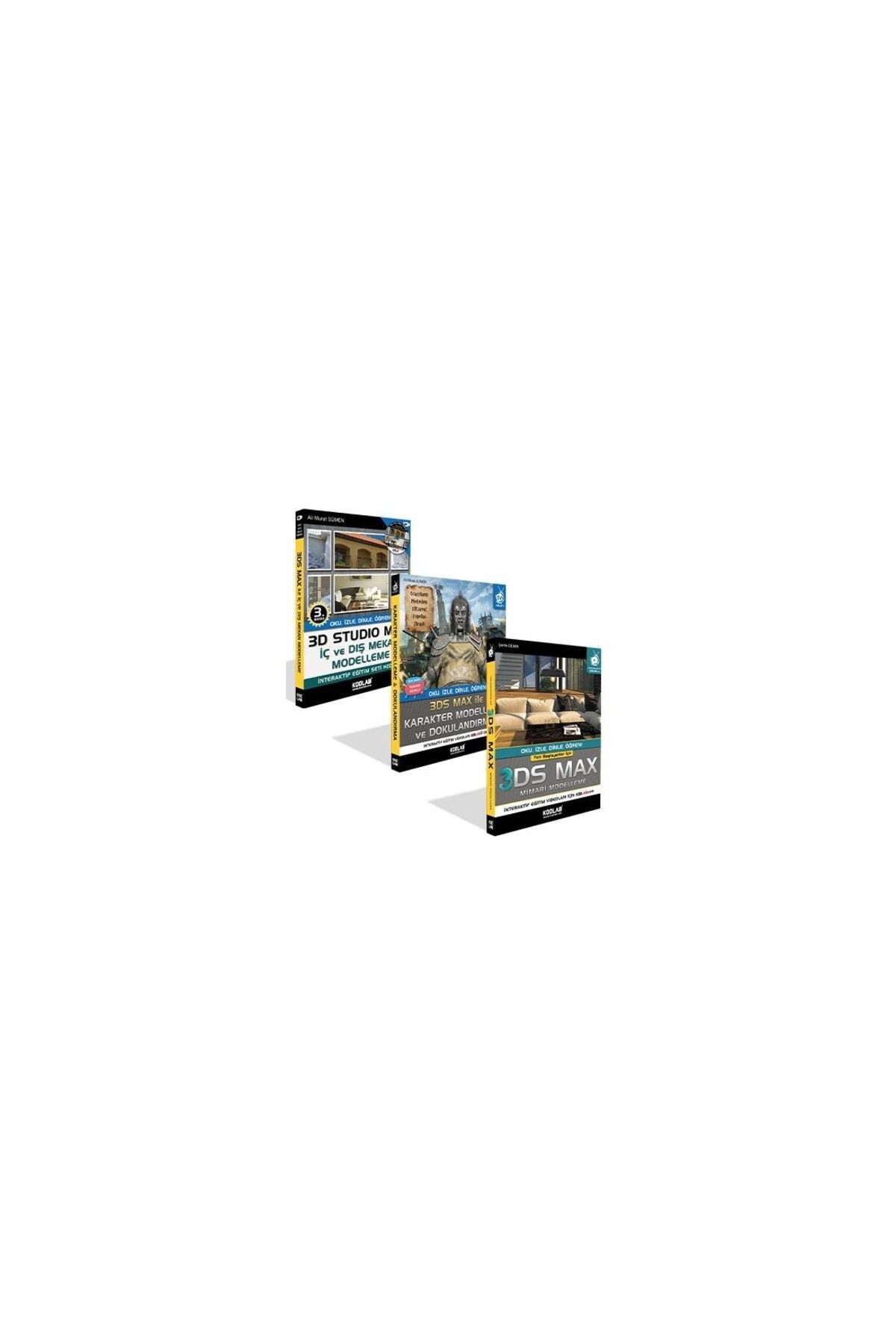 Kodlab Yayın Dağıtım hemenbugun MODELLEME SANATI 3D STUDIO SETİ