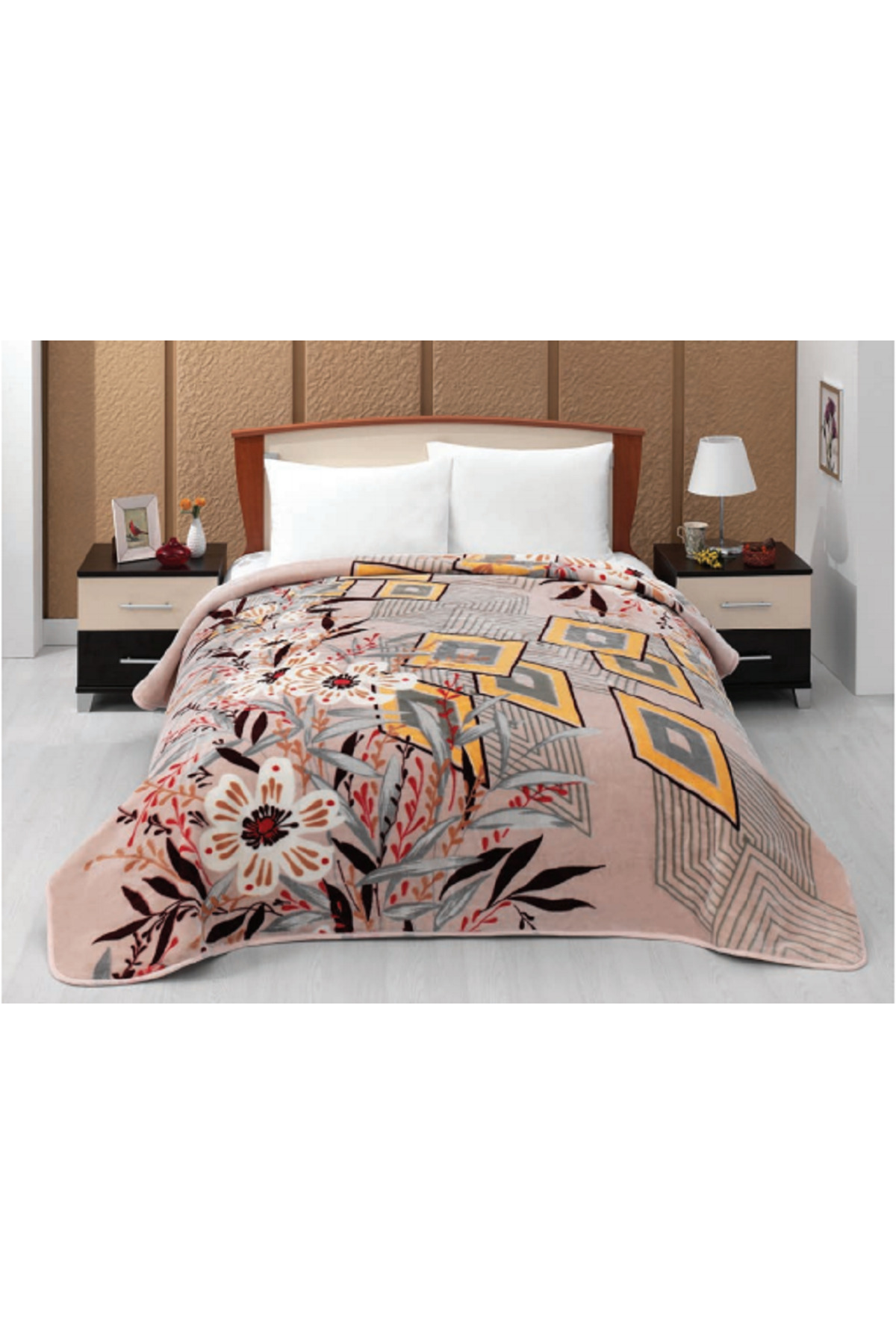 MİNK-Lacasa Double Blanket (200X240)-1088 Brown 2 2