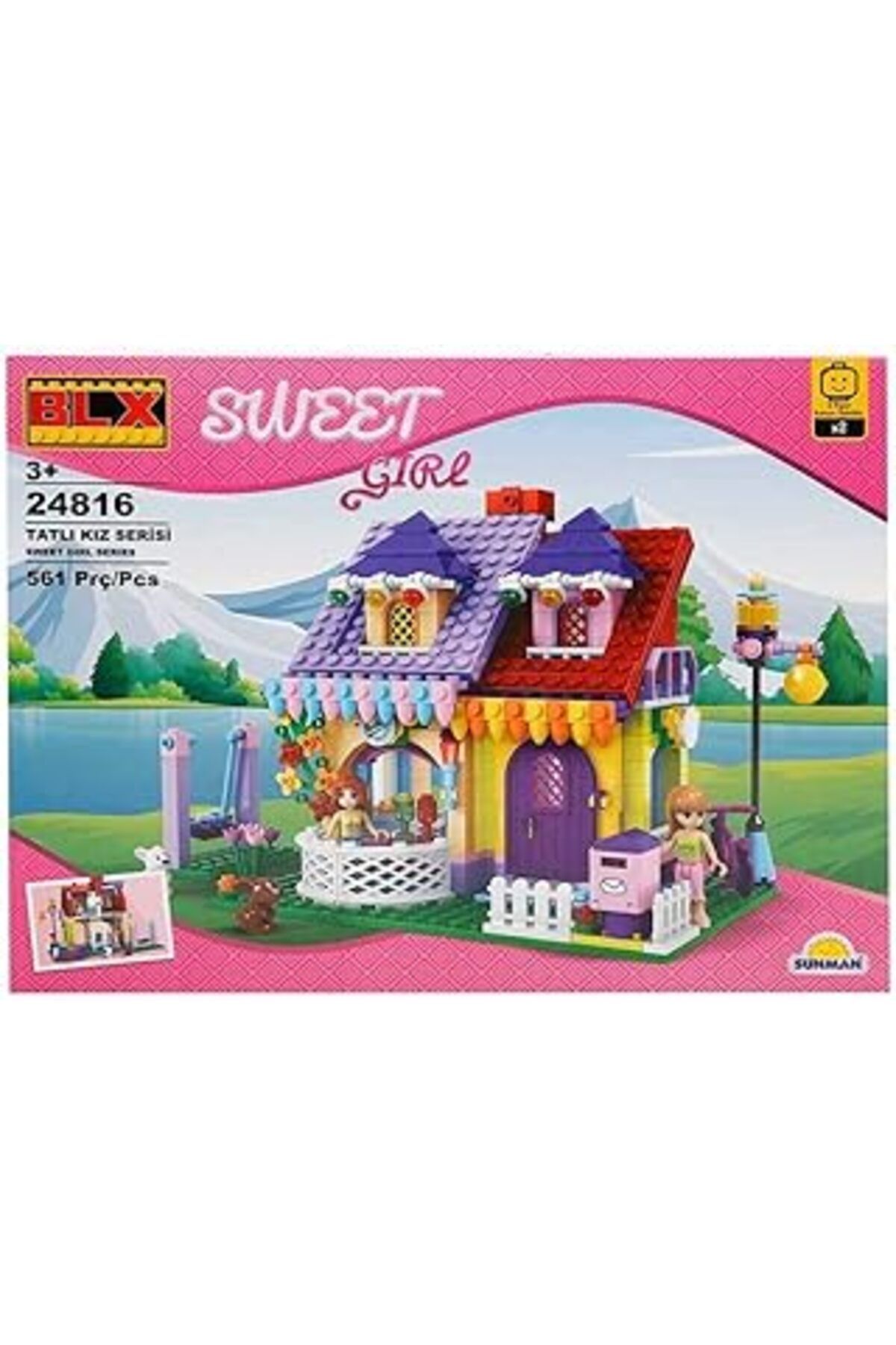 NZM TİCARET Sweet Girl Sweet Girl Set Şeker Ev 2Fgr.573Prç.