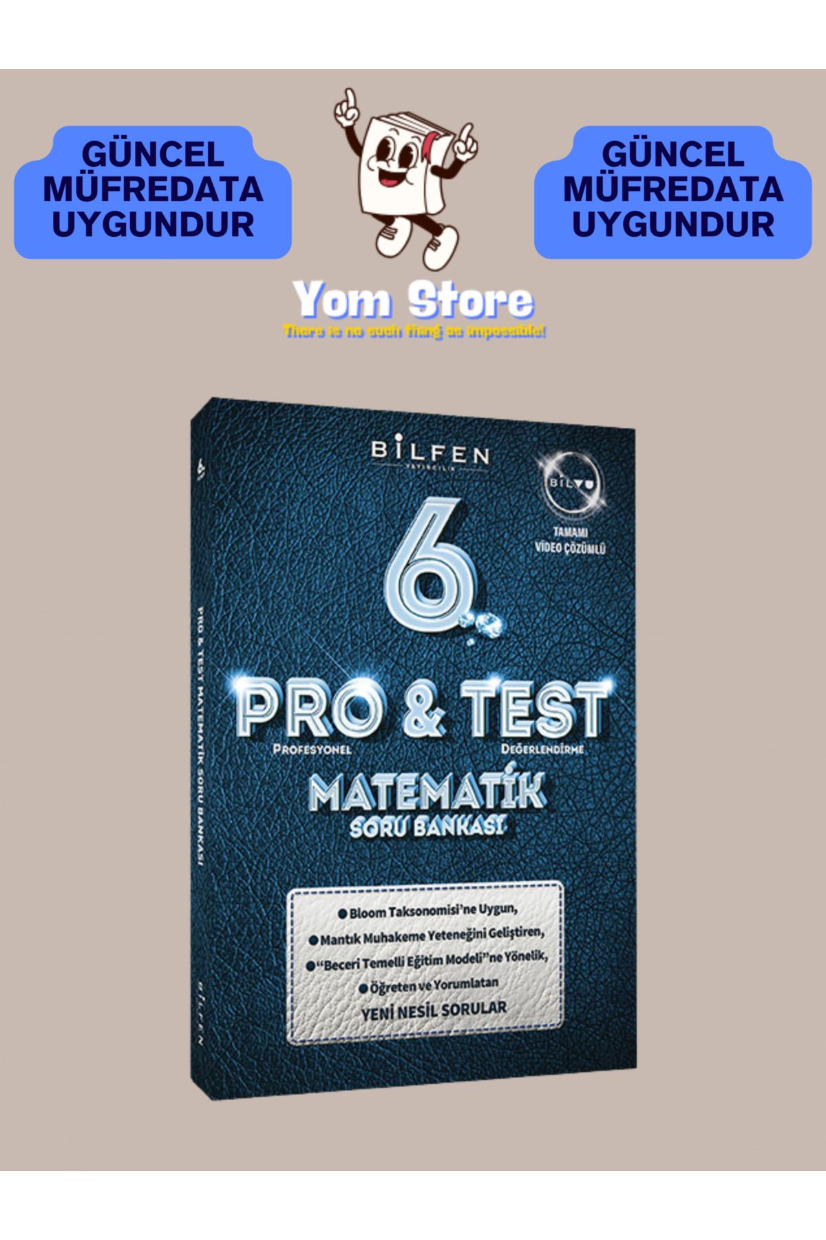 Bilfen Yayıncılık 6. Sınıf Pro Test Matematik Soru Bankası