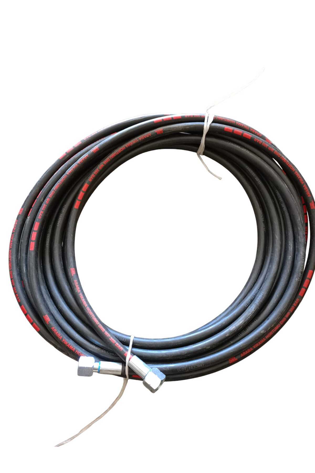 SEL TAM HİDROLİK SEL YÜKSEK BASINC ARAÇ YIKAMA EK HORTUMU EKLEMELİ 550 CM. 1/2" REKORLU