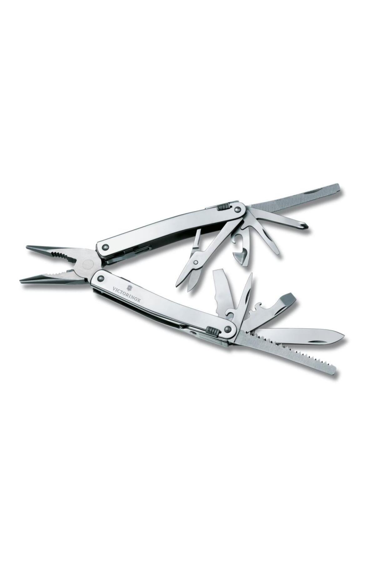 リプキス VICTORINOX 3.0224.L Swiss Tool Spirit II Deri Kılıflı Pense