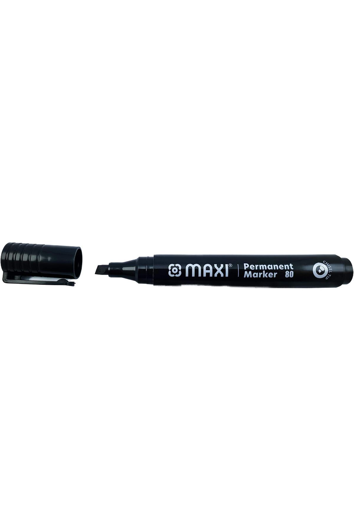 erorex-إزميل ماركر دائم Mx 80Bl10، 10 قطع، أسود 2