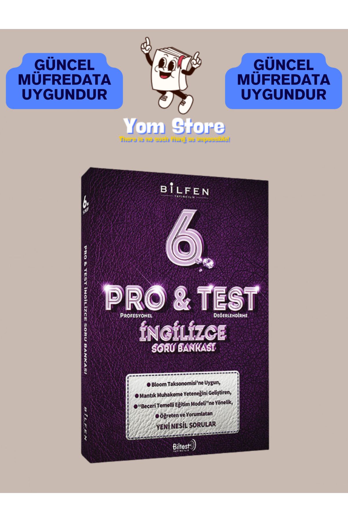 Bilfen Yayıncılık 6. Sınıf Pro Test İngilizce Soru Bankası