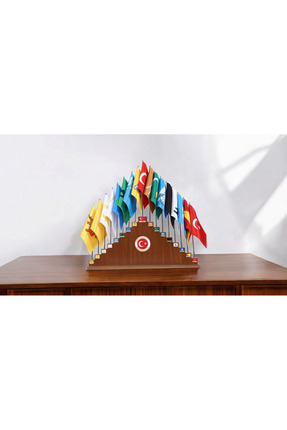 ZC Bayrak Eski Türk Devletleri Bayrak Seti 17 Adet