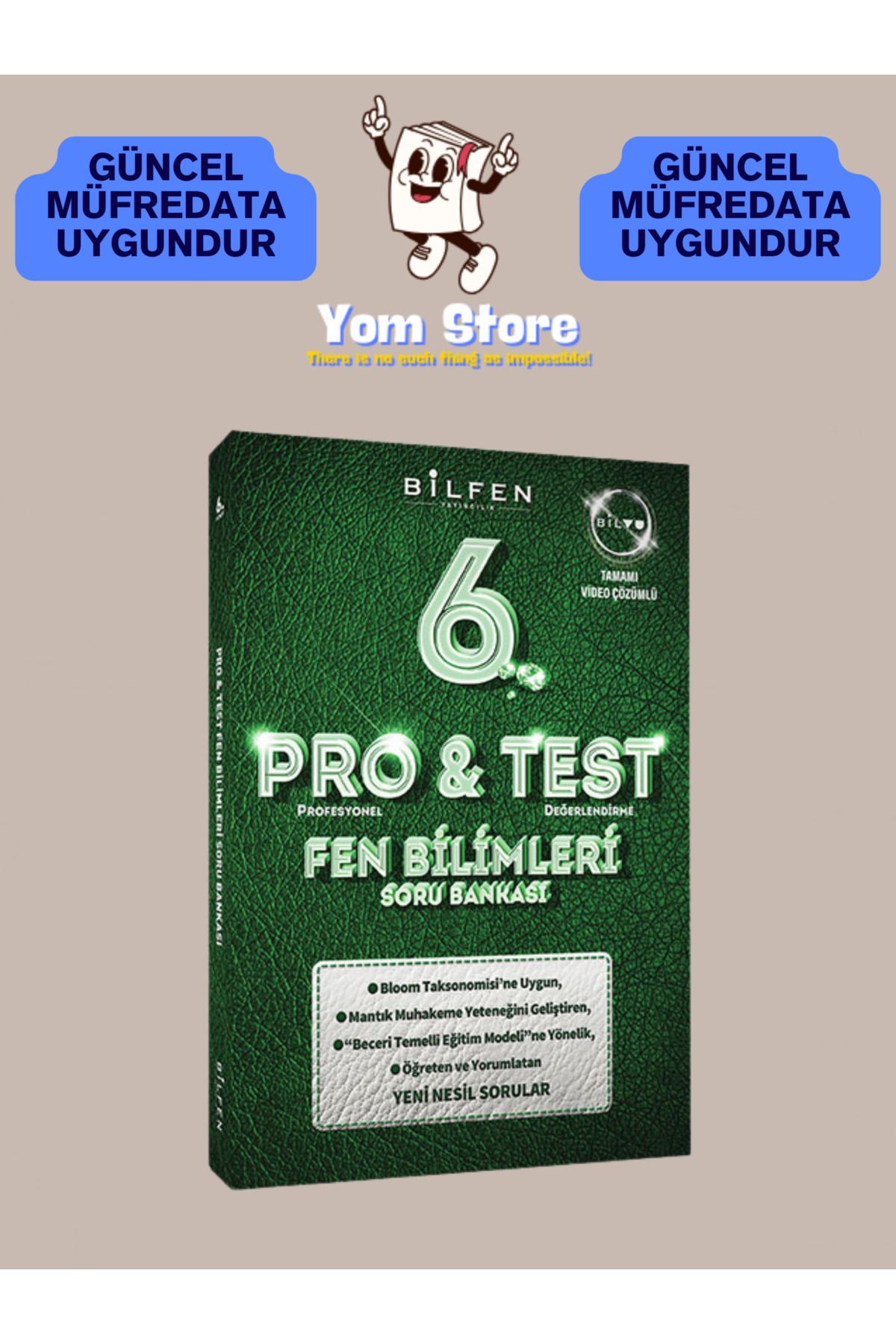 Bilfen Yayıncılık 6. Sınıf Pro Test Fen Bilimleri Soru Bankası