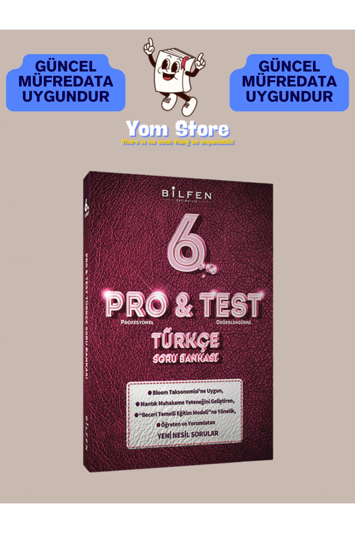 Bilfen Yayıncılık 6. Sınıf Pro Test Türkçe Soru Bankası