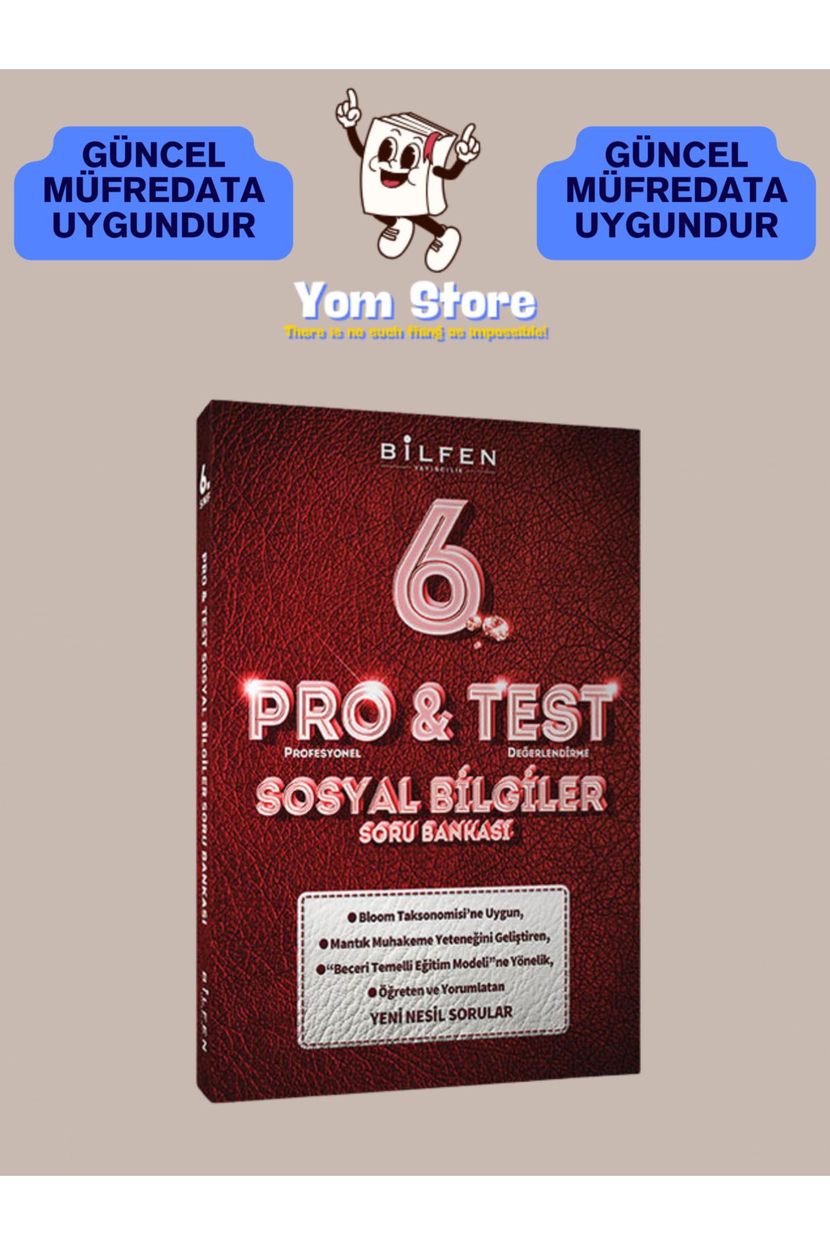 Bilfen Yayıncılık 6. Sınıf Pro Test Sosyal Bilgiler Soru Bankası